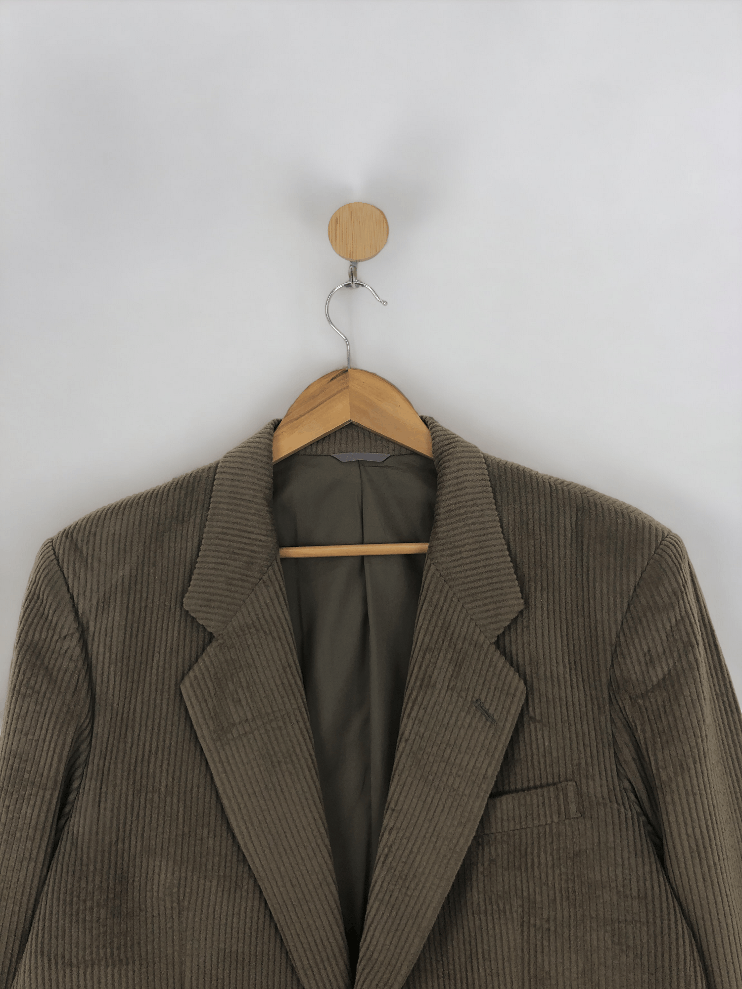 Balenciaga Balenciaga Paris Corduroy Blazer Luxury Brown Jacket JA0032 Size US L / EU 52-54 / 3 - 2 Thumbnail