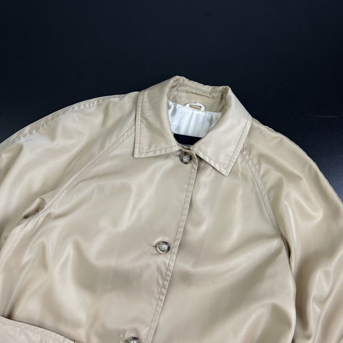 Prada × Vintage Rare Vintage Prada Woman Nylon Coat Jacket Size S / US 4 / IT 40 - 8 Thumbnail