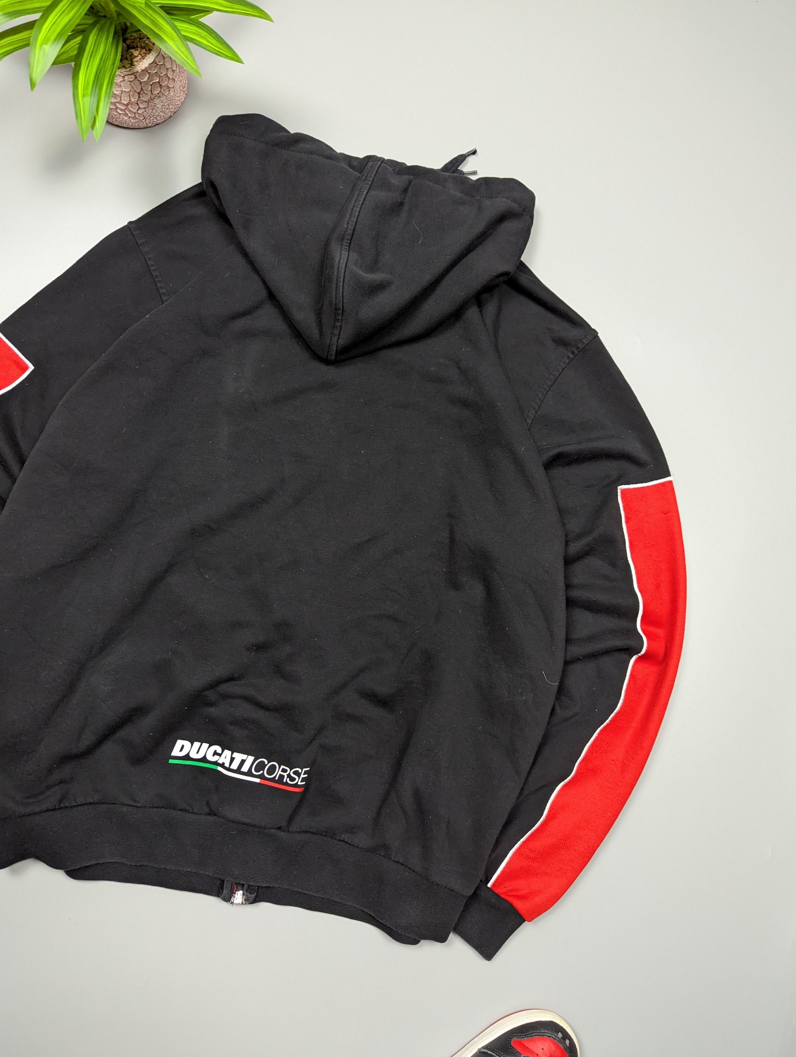 Ducati Ducati Corse Speed Moto Hoodie Men Zip Up Logo Racing Jacket Size US XXL / EU 58 / 5 - 8 Thumbnail