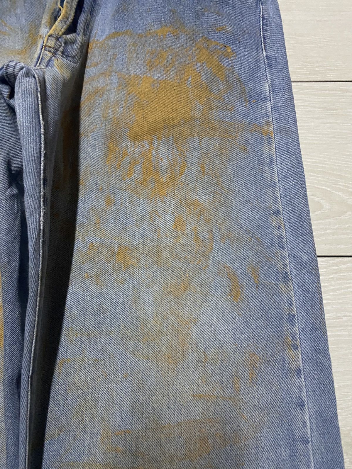 Replay Vintage Replay Mud Wash high Rised Distressed Loose Jeans Size US 32 / EU 48 - 8 Thumbnail
