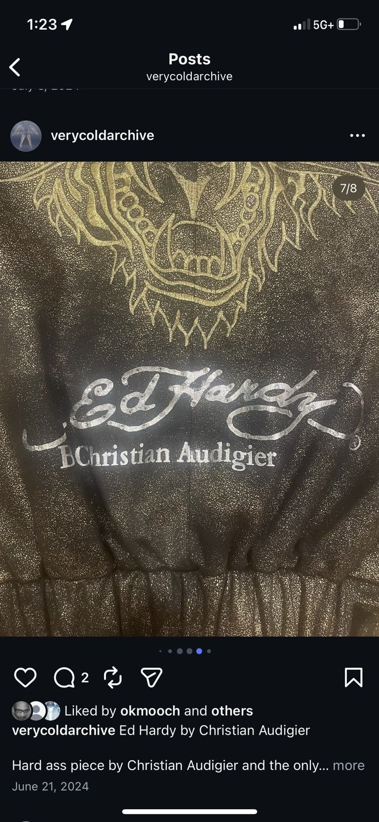 Ed Hardy Ed Hardy X Christian Audigier Size US S / EU 44-46 / 1 - 7 Thumbnail
