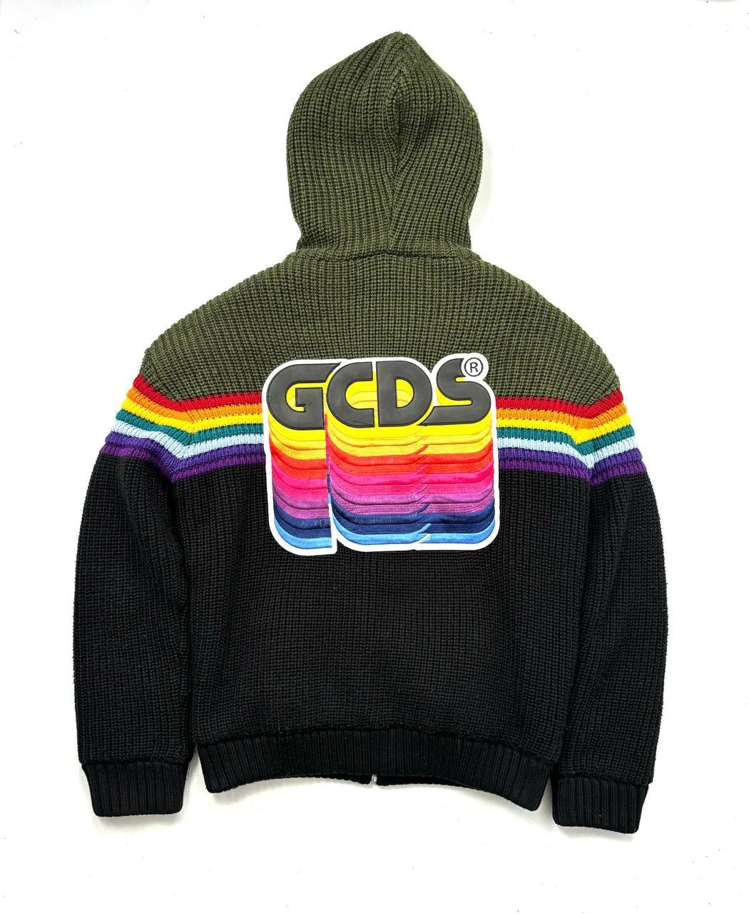GCDS GCDS Hooded Sherpa Knit Bomber jacket Size US L / EU 52-54 / 3 - 2 Thumbnail