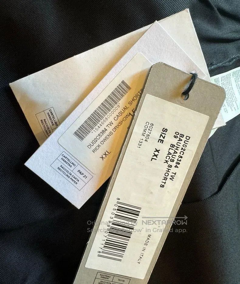 Rick Owens Rick Owens 24SS Bauhaus Black Shorts. Size US 28 / EU 44 - 2 Thumbnail