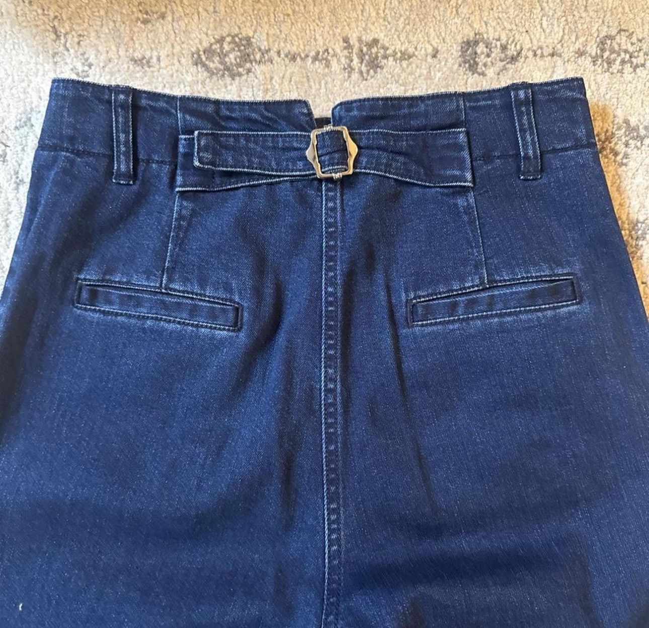 Tibi Tibi “Classic Indigo” Denim Barry Jean Size 24" / US 00 / IT 34 - 4 Thumbnail