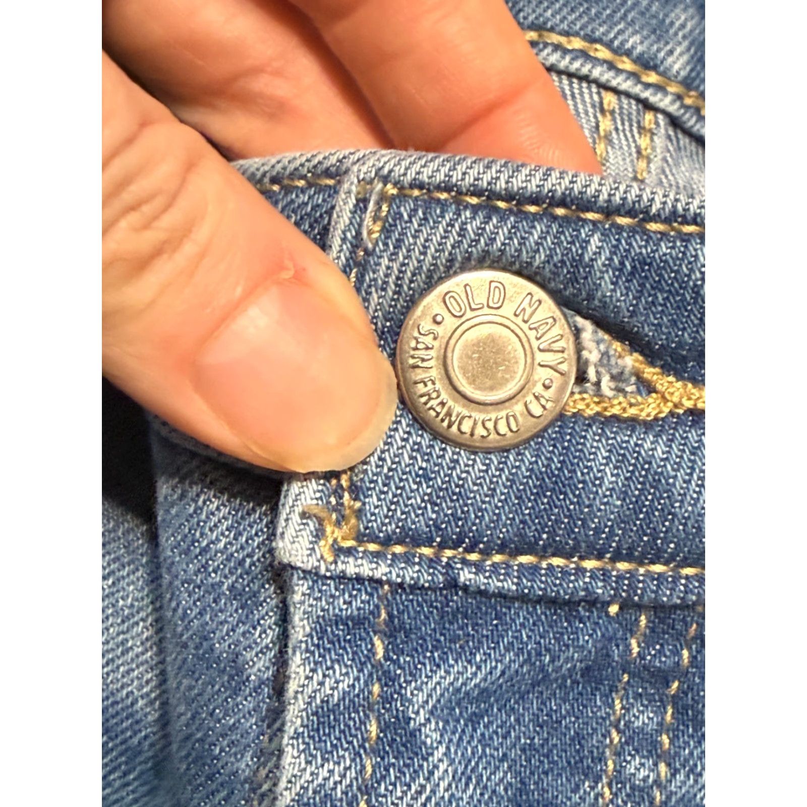 Old Navy Old Navy Jeans Women's Size 6 Blue Denim Hi Rise Rockstar Super Skinny Size 28" / US 6 / IT 42 - 5 Thumbnail