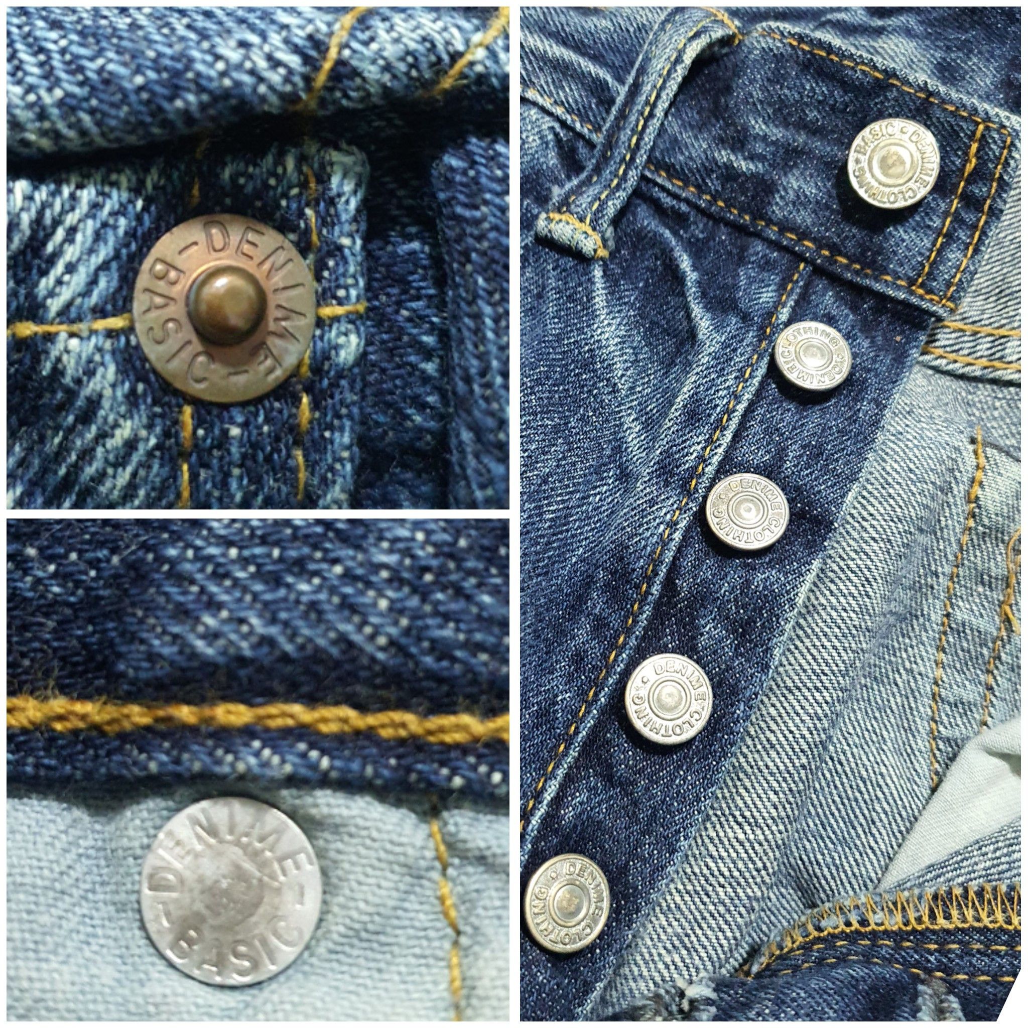 Japanese Brand × Vintage VINTAGE DENIME 28/39.5 NON SELVEDGE JEANS Size US 28 / EU 44 - 6 Thumbnail