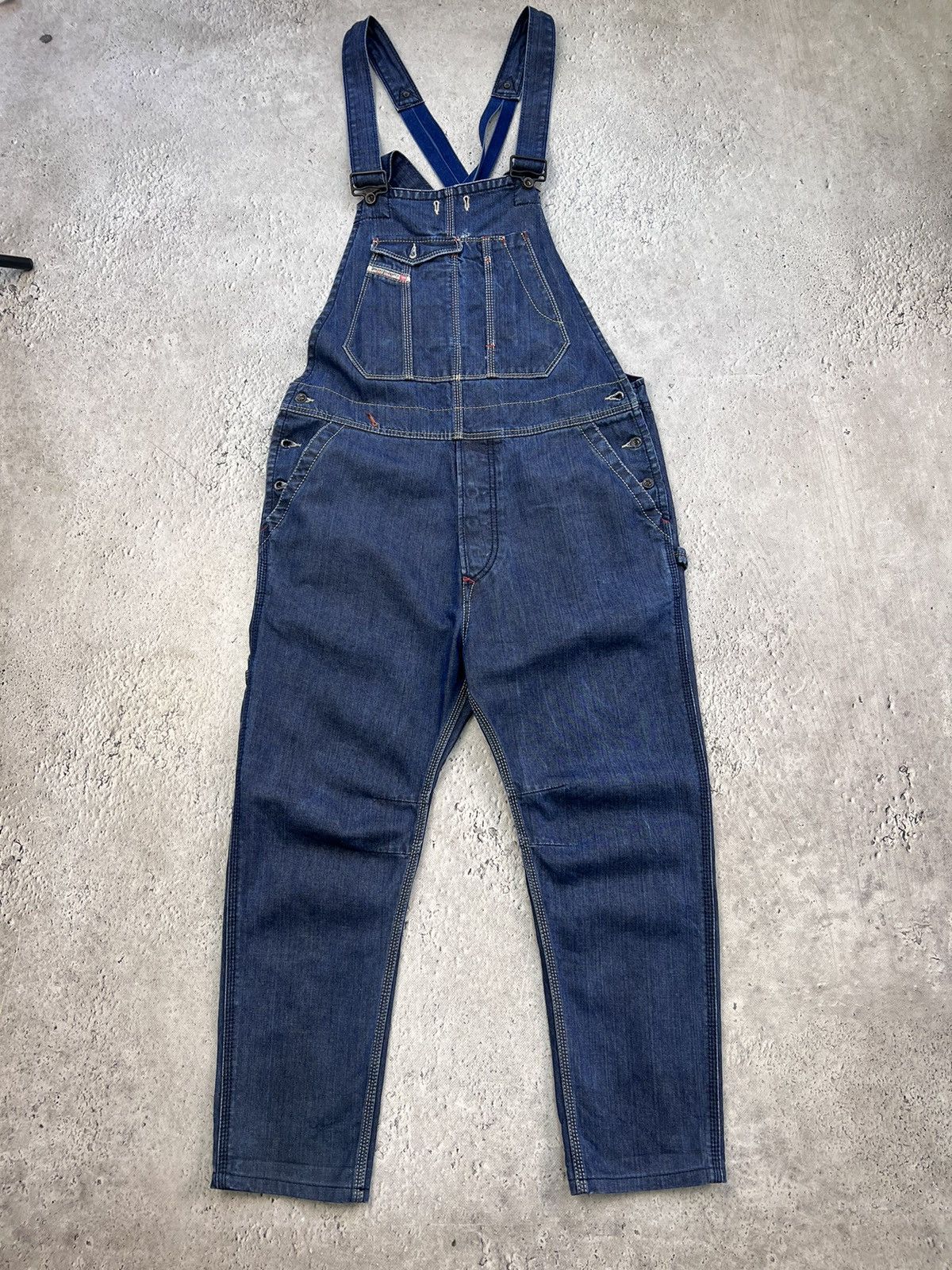 Diesel × Japanese Brand VINTAGE Y2K OVERALL DIESEL DISTRESSED HYPE Size US 32 / EU 48 - 2 Thumbnail