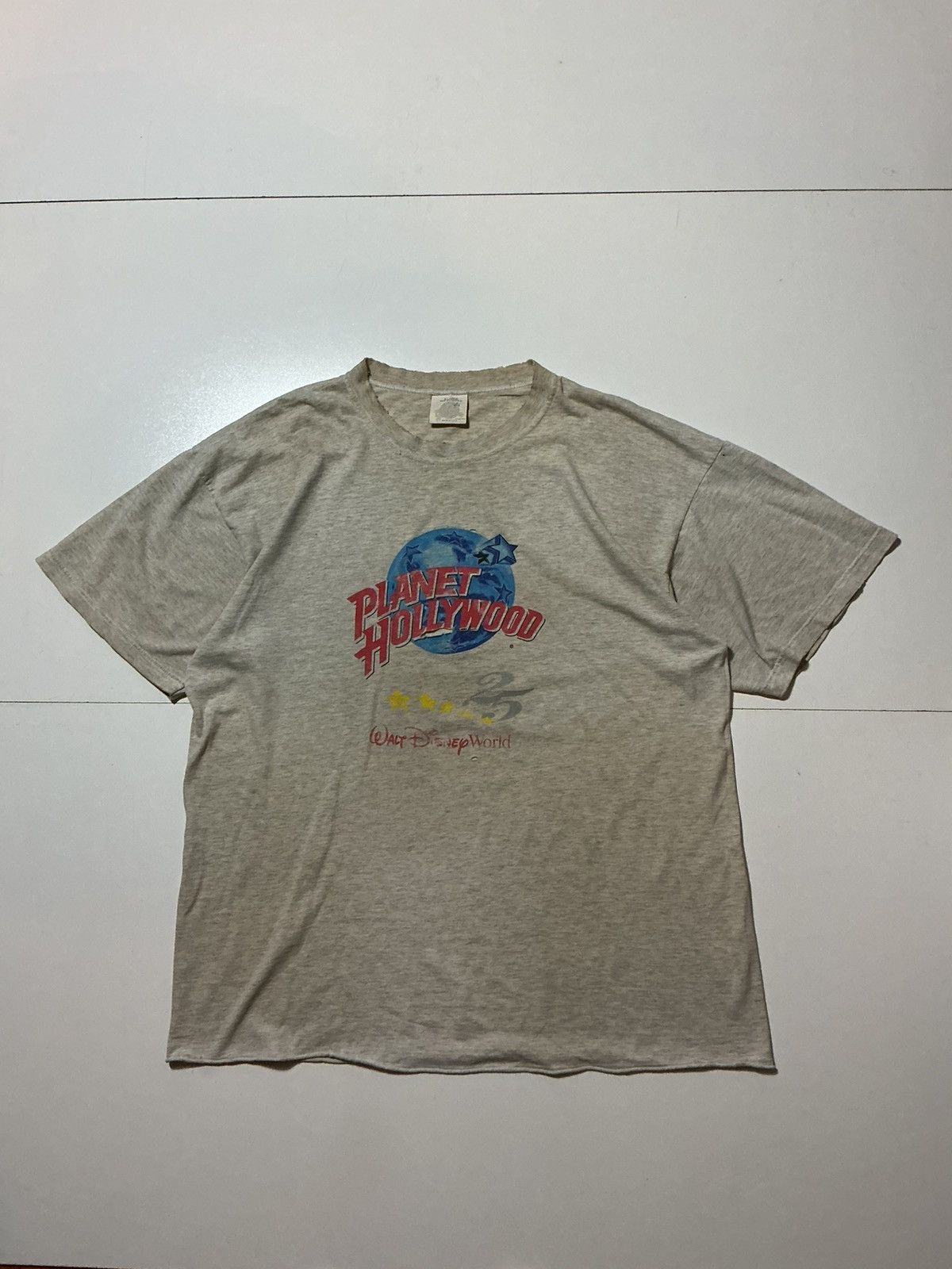 Planet Hollywood Vintage 1991 Planet Hollywood Walt Disney World 25th T-Shirt Size US XL / EU 56 / 4 - 1 Thumbnail