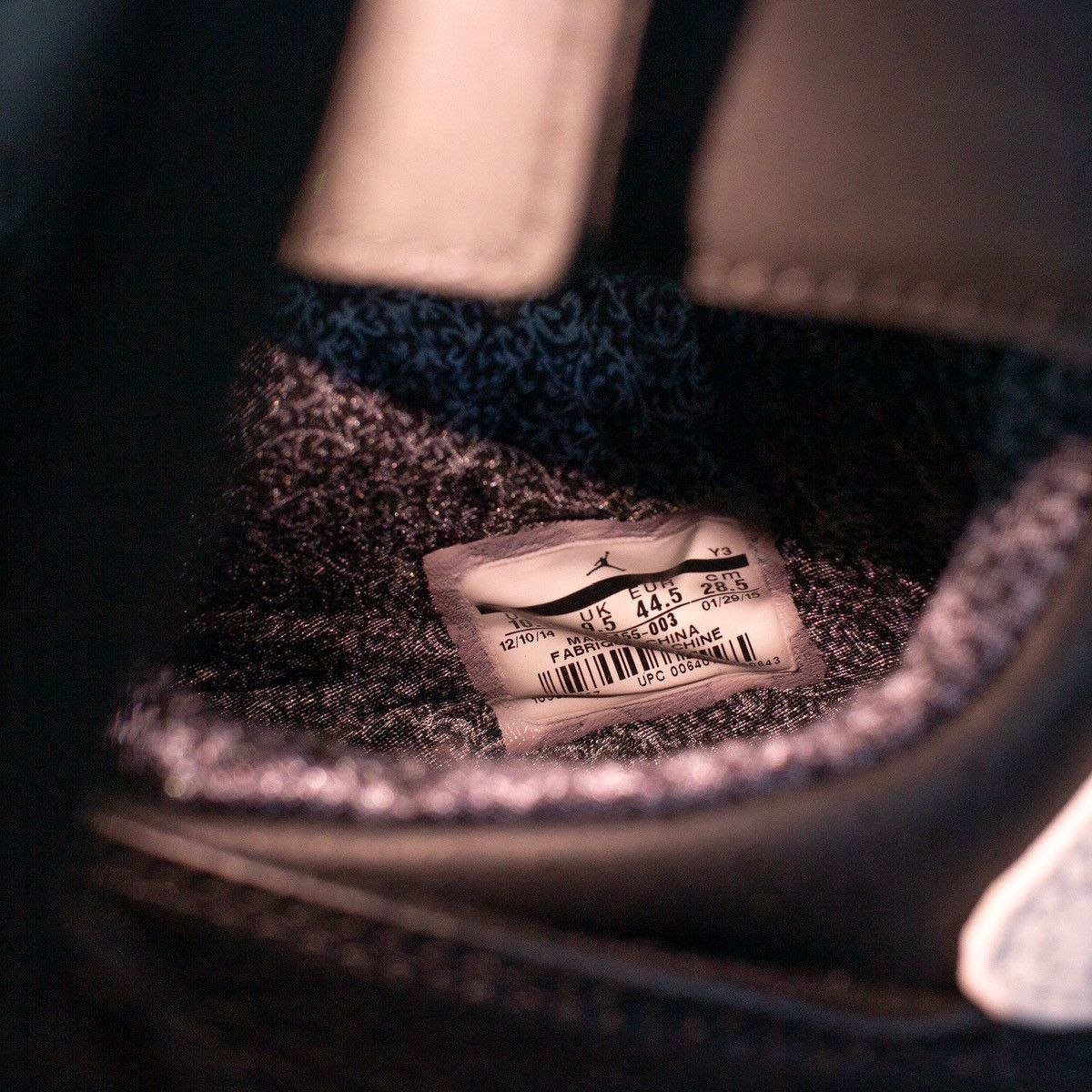 Air Jordan 20 Retro Playoff Men's 310455 - 003 BLACK/WHITE