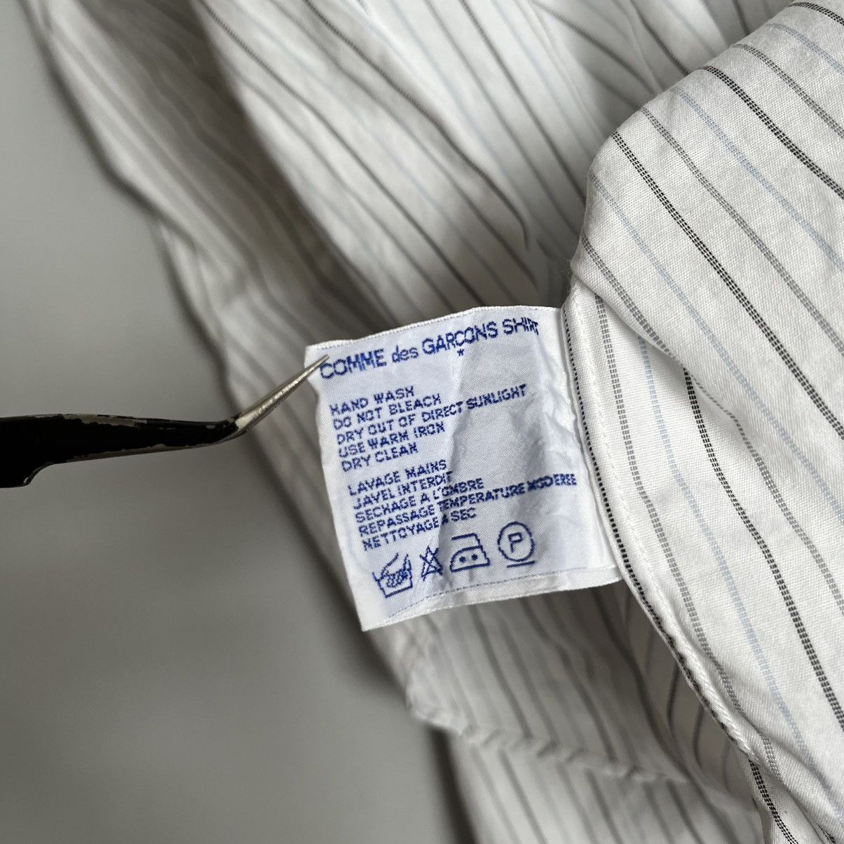 Comme des Garcons SHIRT Vintage Comme des Garcons Striped Button Up Shirt Size M / US 6-8 / IT 42-44 - 3 Thumbnail
