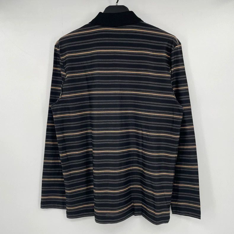 Givenchy Givenchy Embroidered Four-Panel Striped Long Sleeve Polo S Size US L / EU 52-54 / 3 - 2 Thumbnail