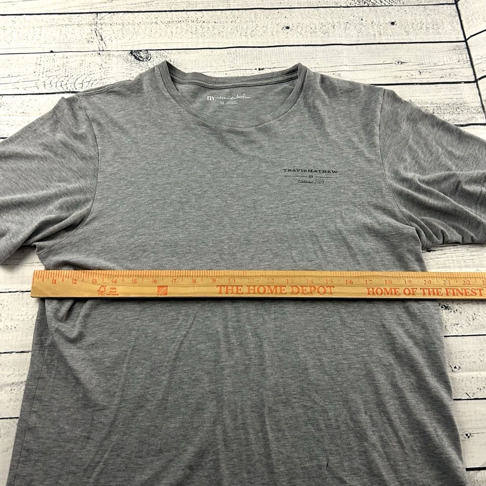 TravisMathew Travis Mathew Established 2007 Short Sleeve T Shirt Men's M Gray Size US M / EU 48-50 / 2 - 6 Thumbnail