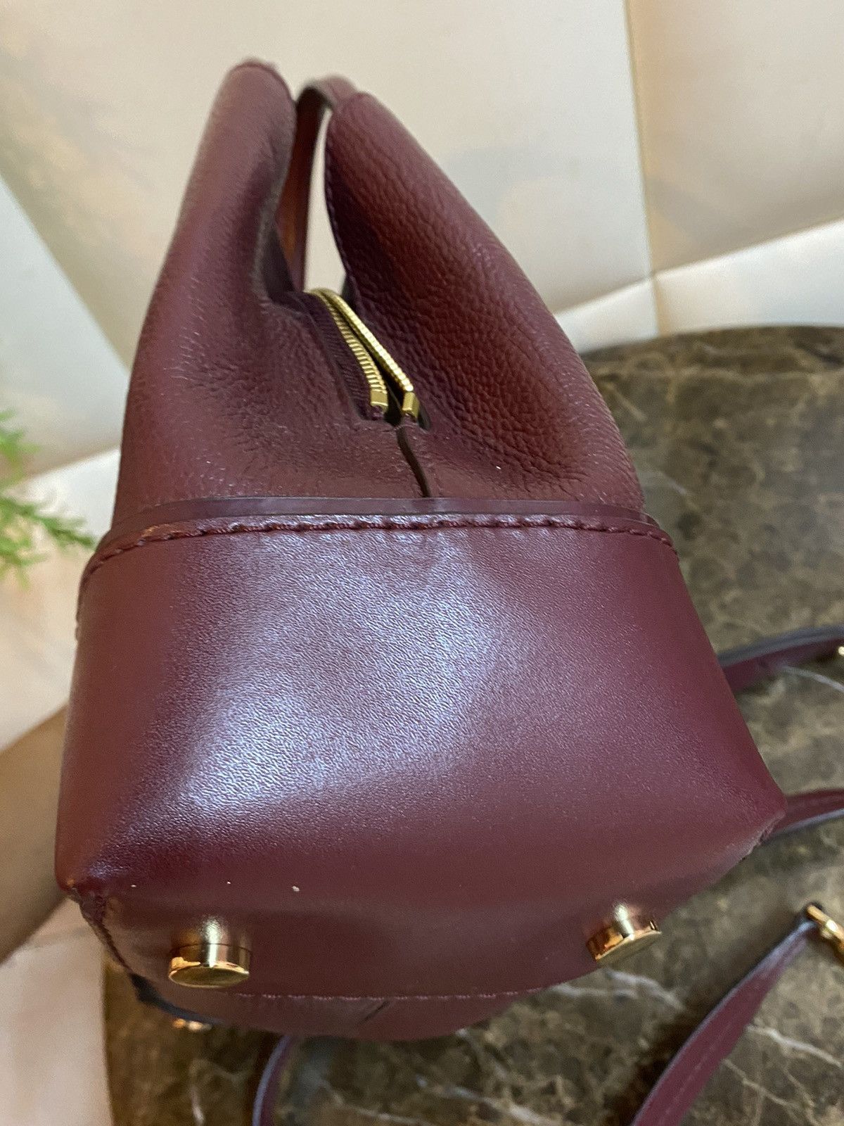 Michael Kors MICHAEL KORS MERCER GALLERY MEDIUM LEATHER SATCHEL - OXBLOOD Size ONE SIZE - 7 Thumbnail