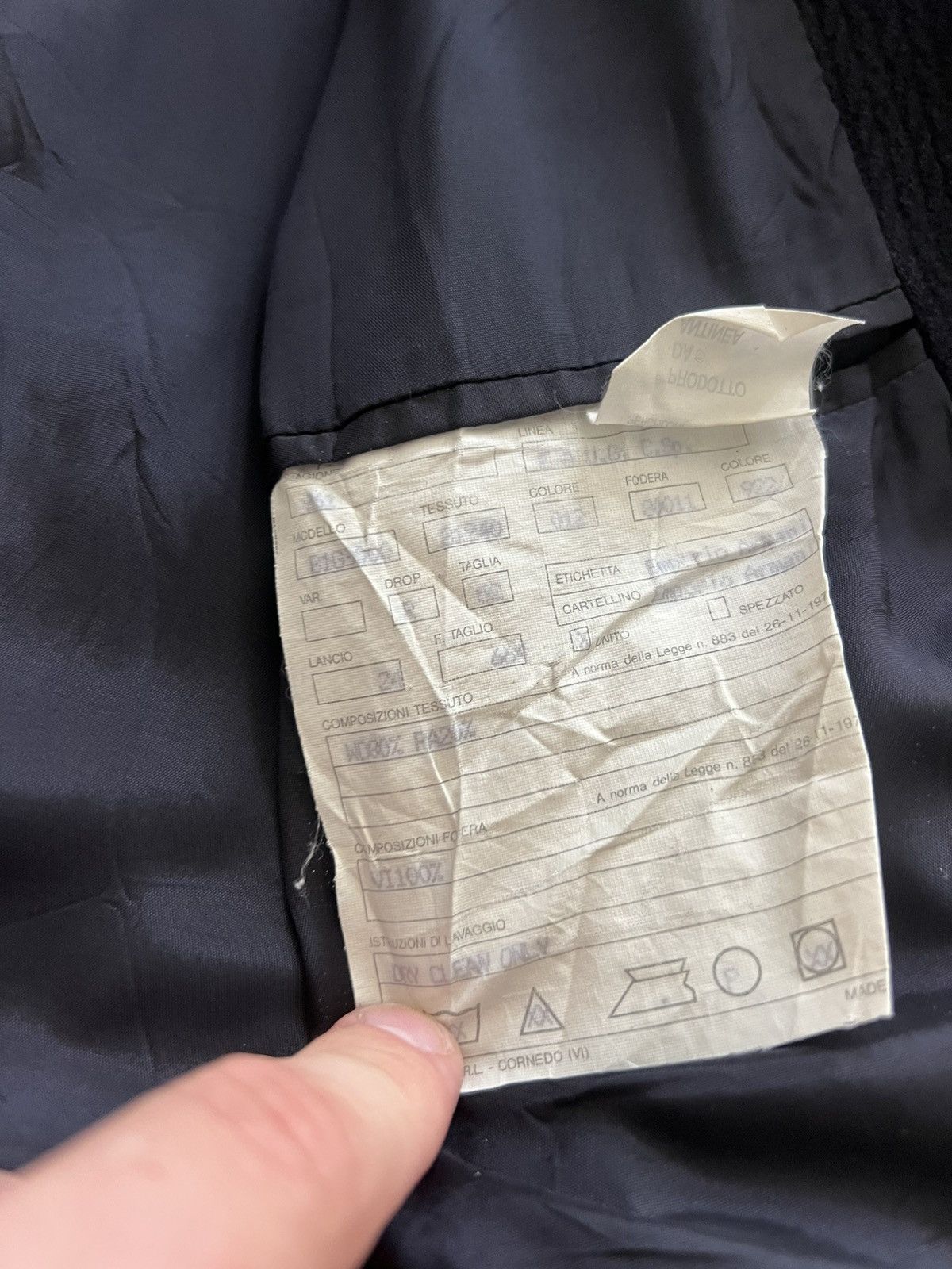 Emporio Armani × Giorgio Armani Giorgio / Emporio Armani made in Italy vintage blazer Size 42R - 4 Thumbnail