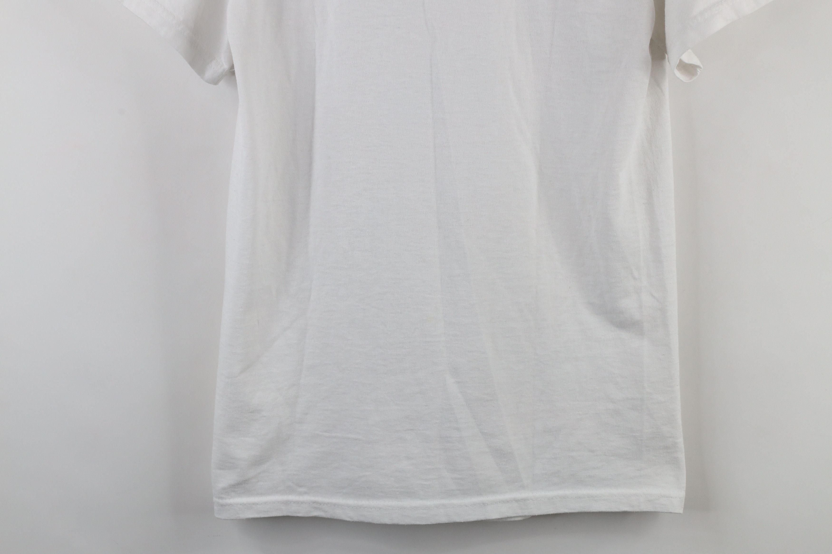 Vintage Vintage 90s Streetwear Short Sleeve T-Shirt White Cotton Size US S / EU 44-46 / 1 - 3 Thumbnail