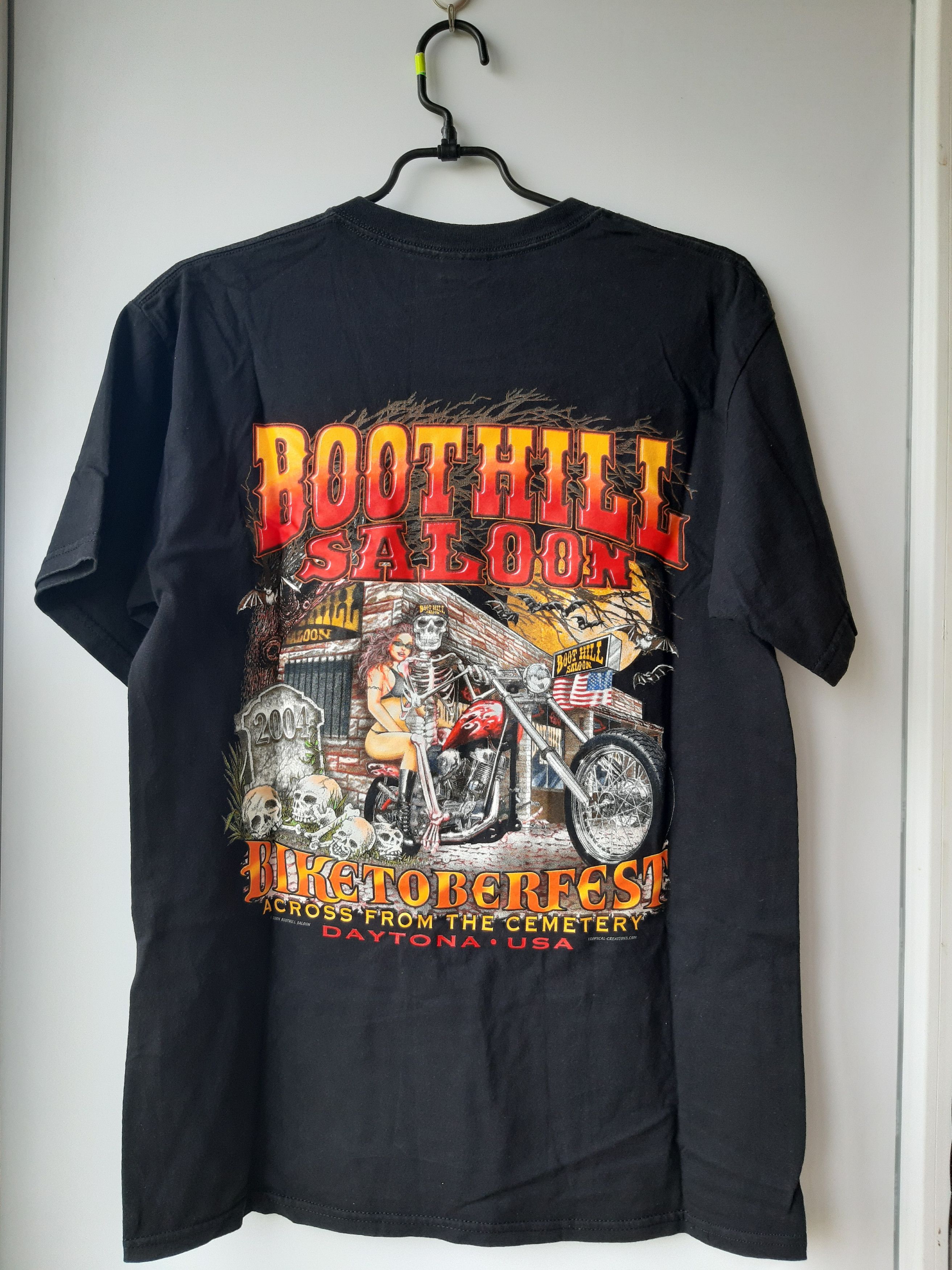 Gildan × Vintage Vintage Boot Hill Saloon Biketoberfest Daytona 2004 shirt Size US M / EU 48-50 / 2 - 1 Thumbnail