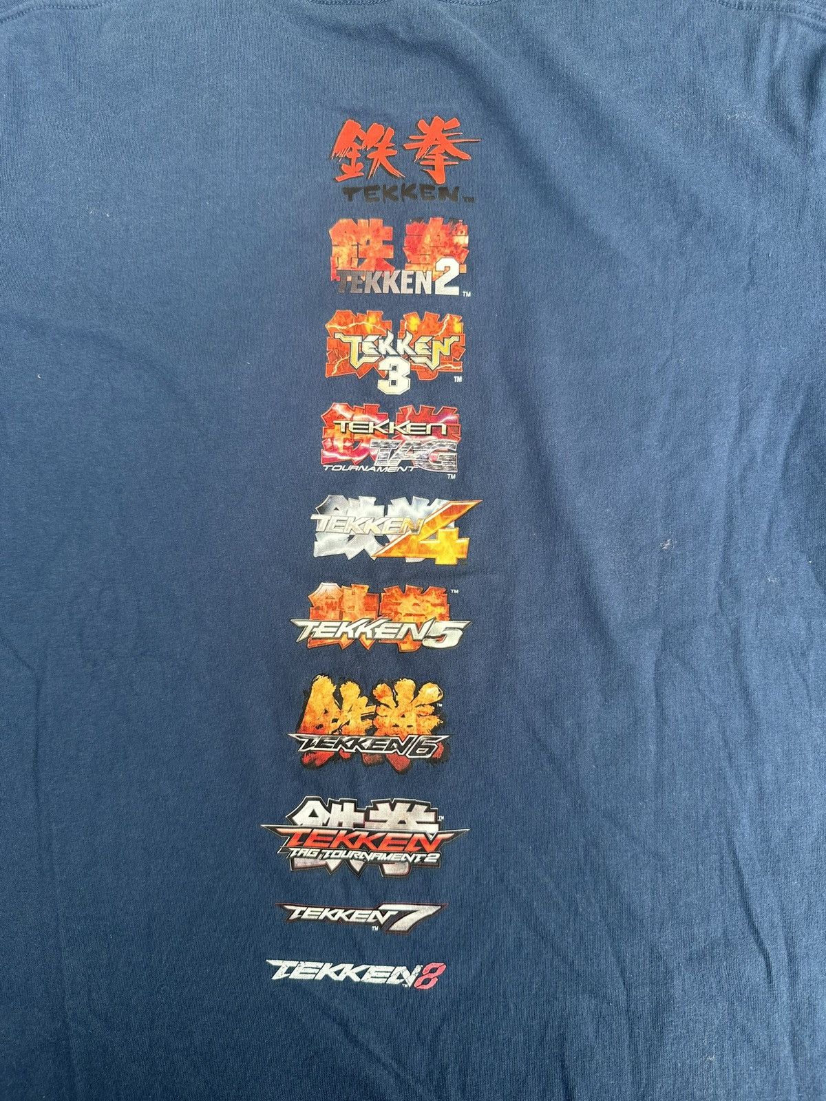 Playstation Fighting Game Legends UT TEKKEN 1-8 Tshirt Size US L / EU 52-54 / 3 - 3 Thumbnail