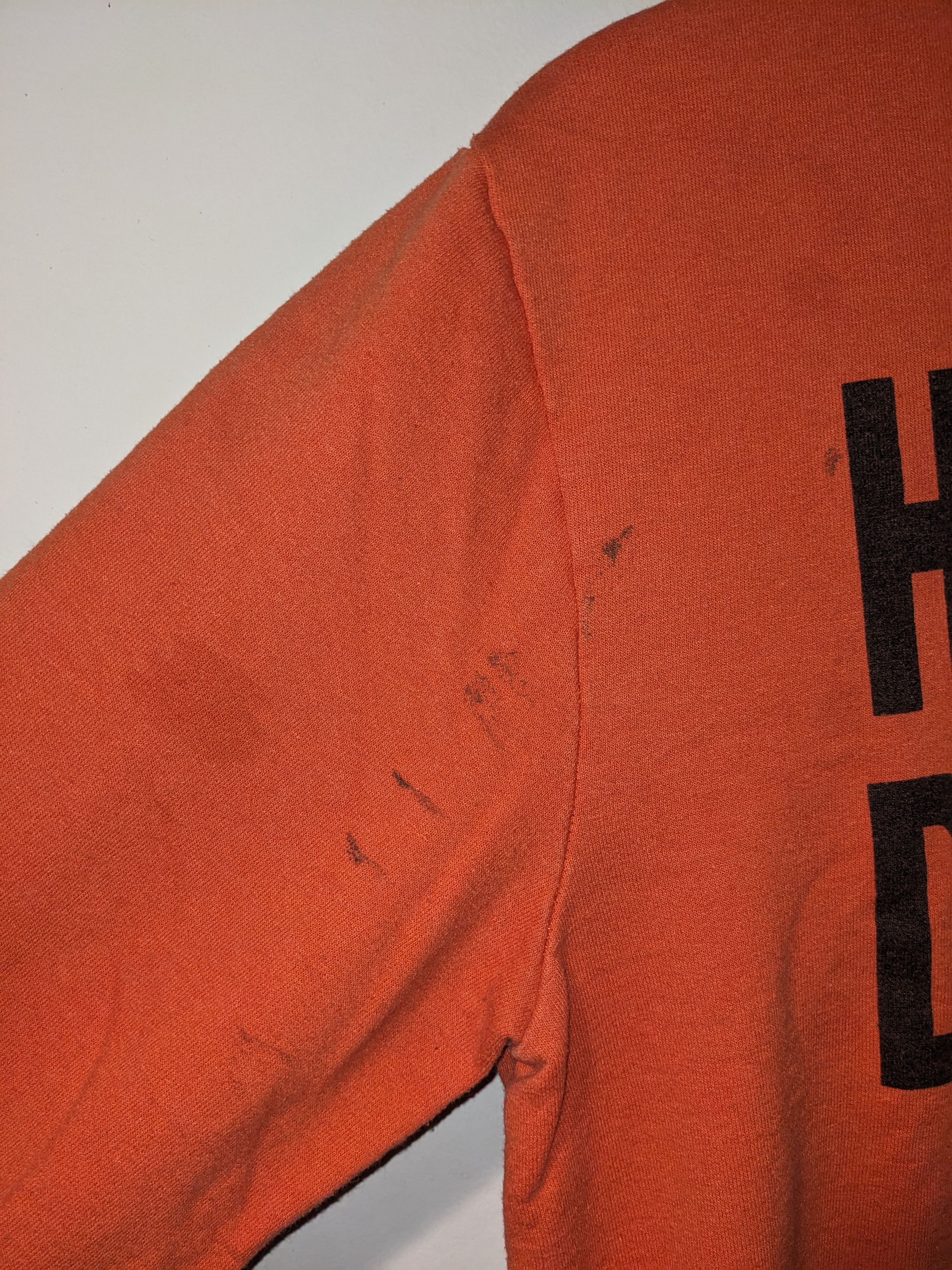 Harley Davidson × Vintage Vintage Y2K Harley Davidson Spell Out Logo Motorcycle Hoodie Size US S / EU 44-46 / 1 - 4 Thumbnail