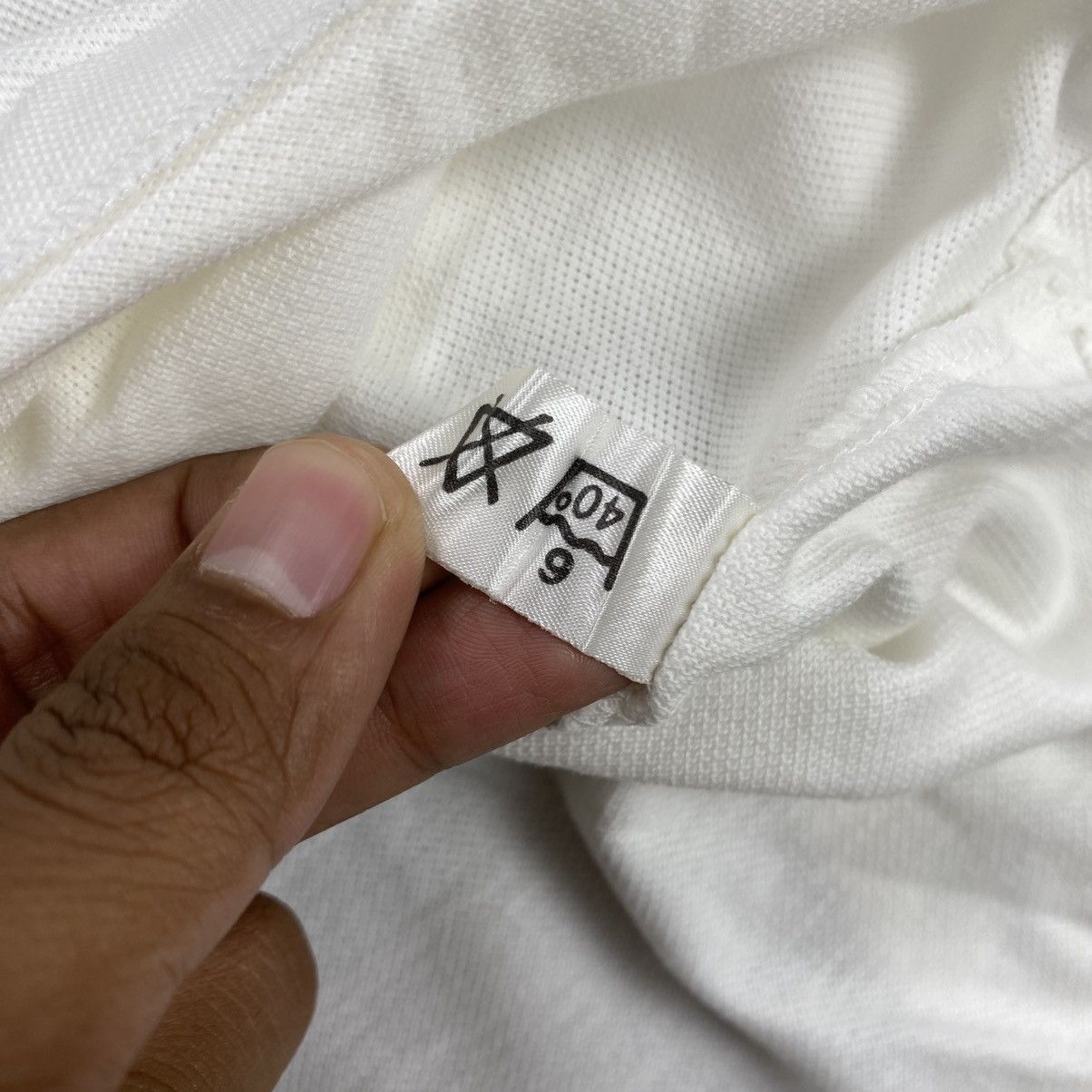 Burberry Vintage Burberrys London Nova Check White Long Polo Shirt Size US M / EU 48-50 / 2 - 8 Thumbnail
