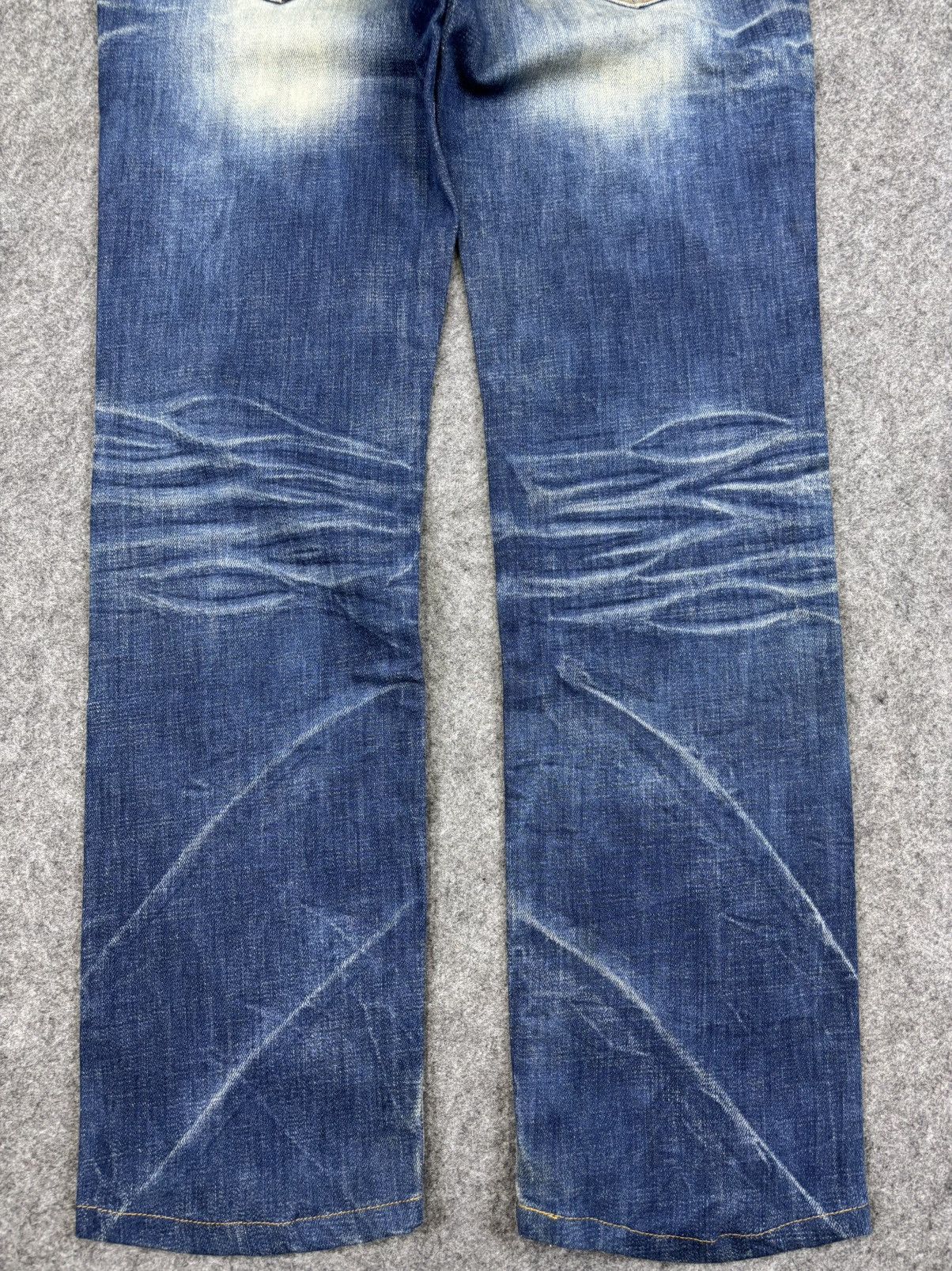 Japanese Brand Xfrm Japan Punk Skull Street Denim F744 Size US 28 / EU 44 - 13 Thumbnail