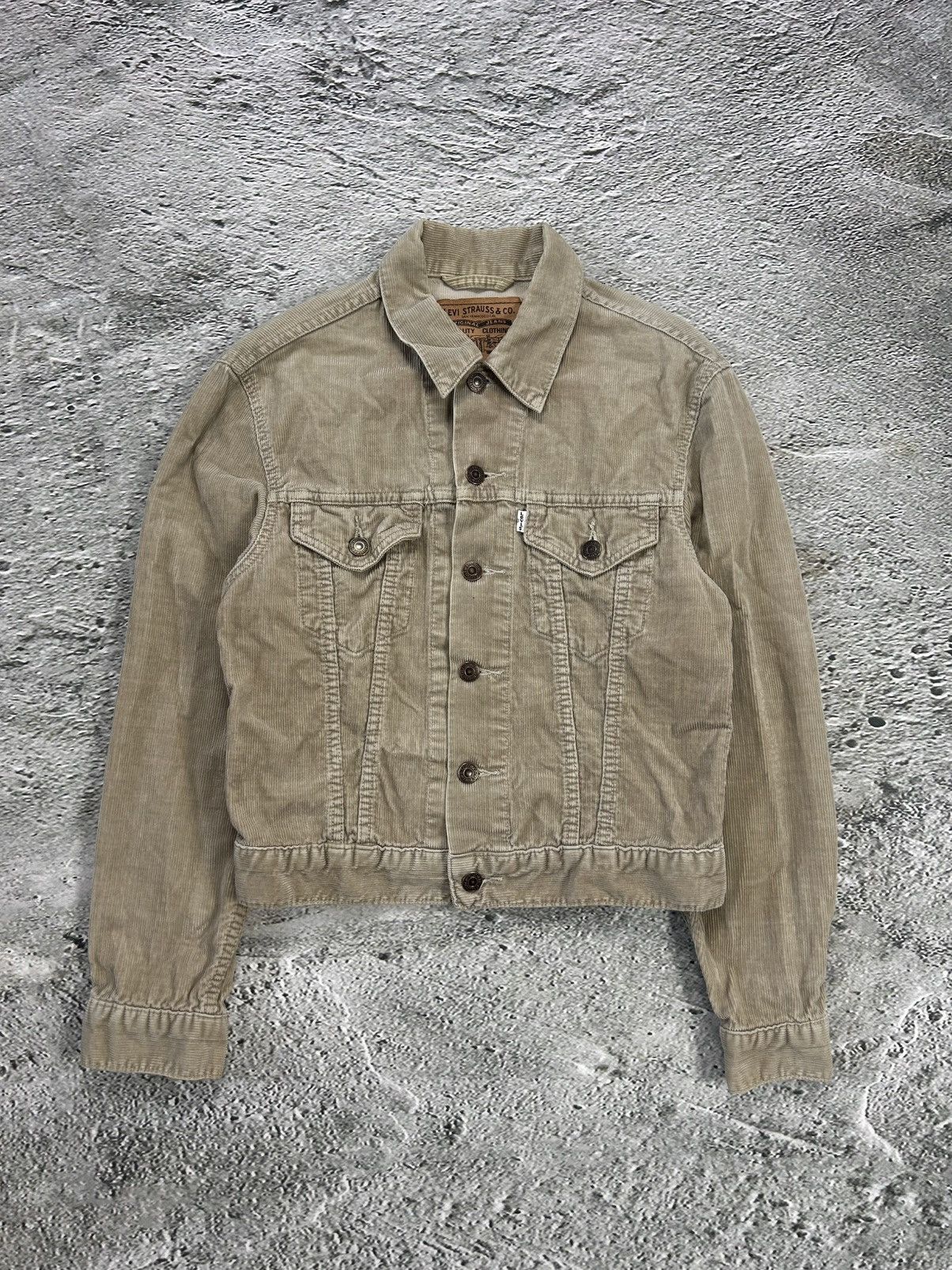 Levi's × Vintage Levi’s corduroy jacket vintage beige silver tab 70500 Size S / US 4 / IT 40 - 1 Thumbnail