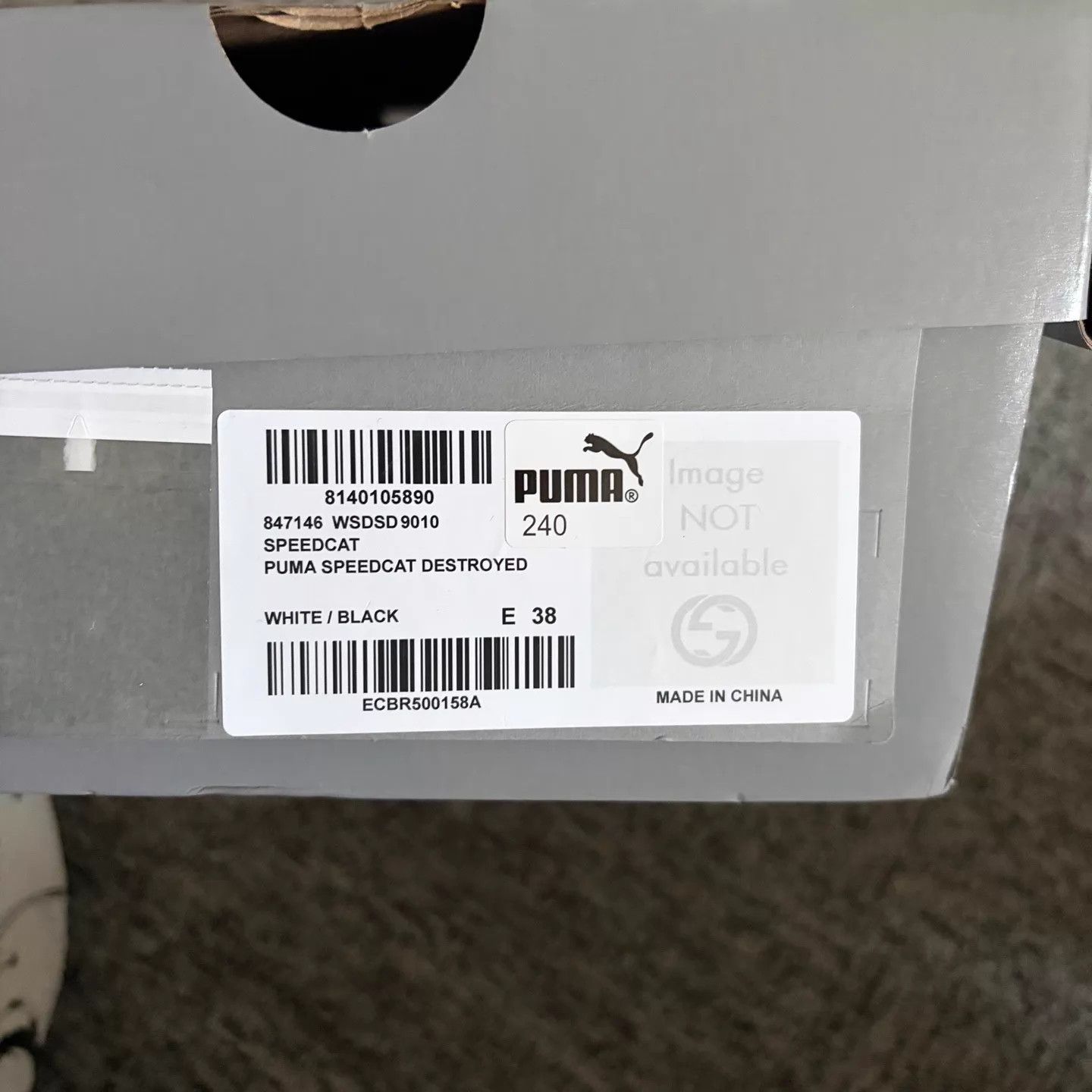 Puma PUMA x Balenciaga Speedcat White Washed 38W New Size US 7.5 / IT 37.5 - 6 Thumbnail