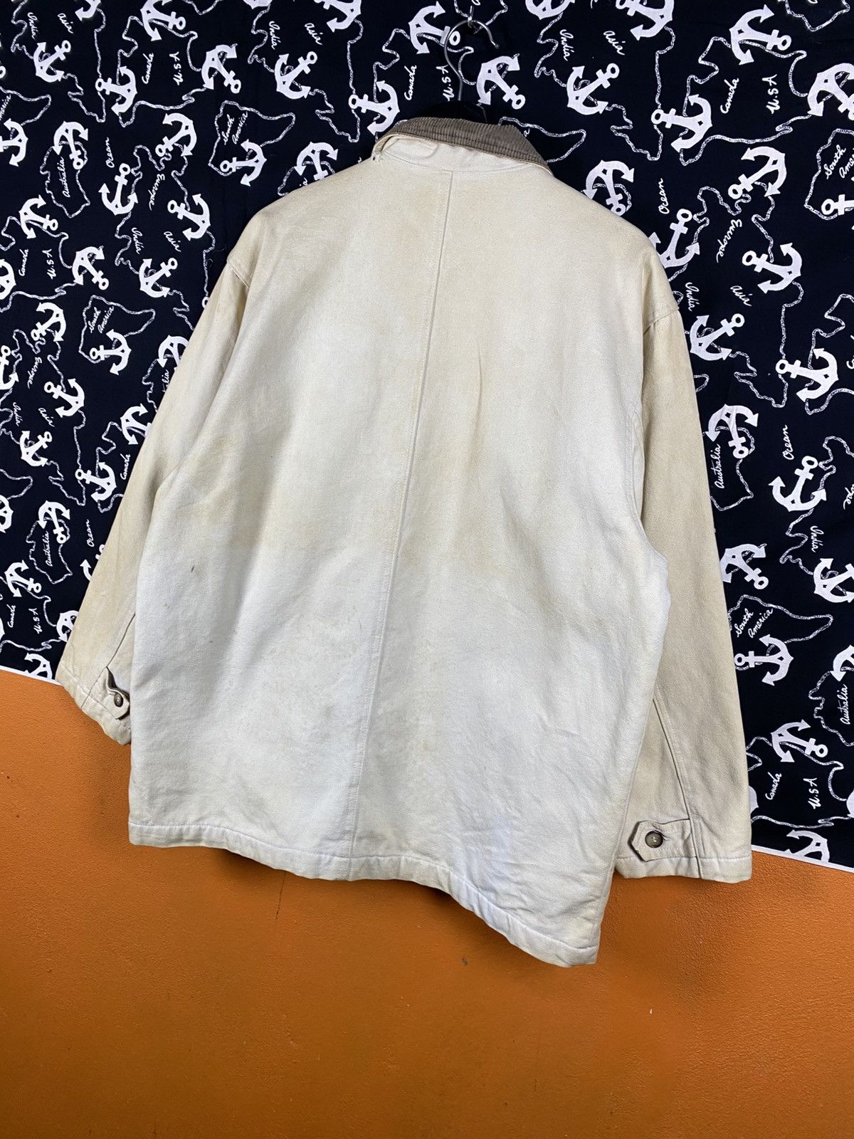 Japanese Brand BROWNIE Japanese Workwear Canvas Jacket Corduroy Collar Size US L / EU 52-54 / 3 - 12 Thumbnail