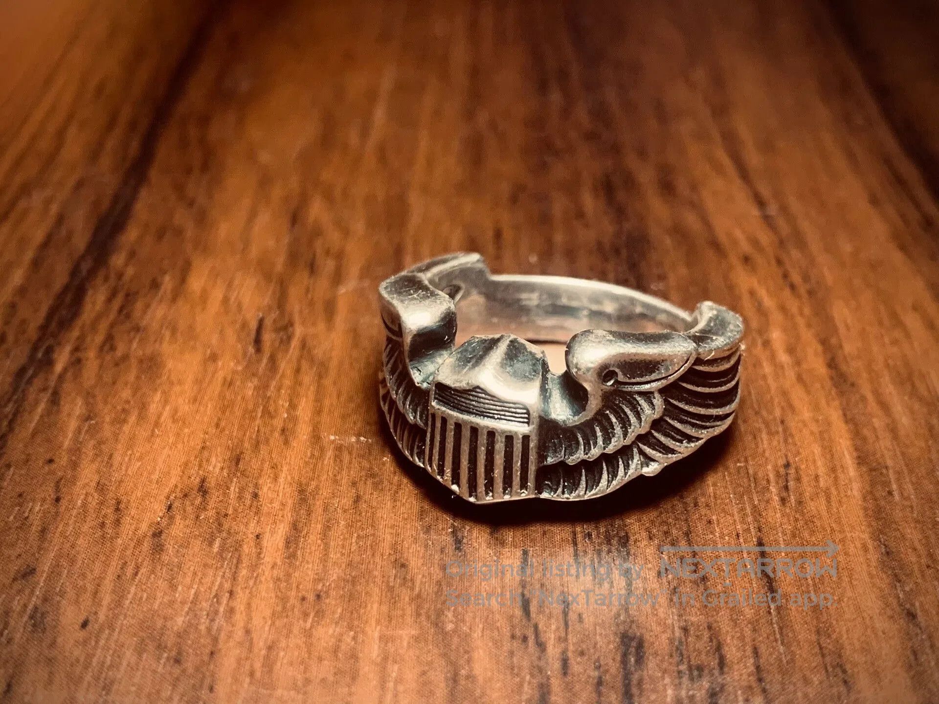 The Real McCoy's The Real McCoy's USAF Pilot Ring. Size ONE SIZE - 7 Thumbnail