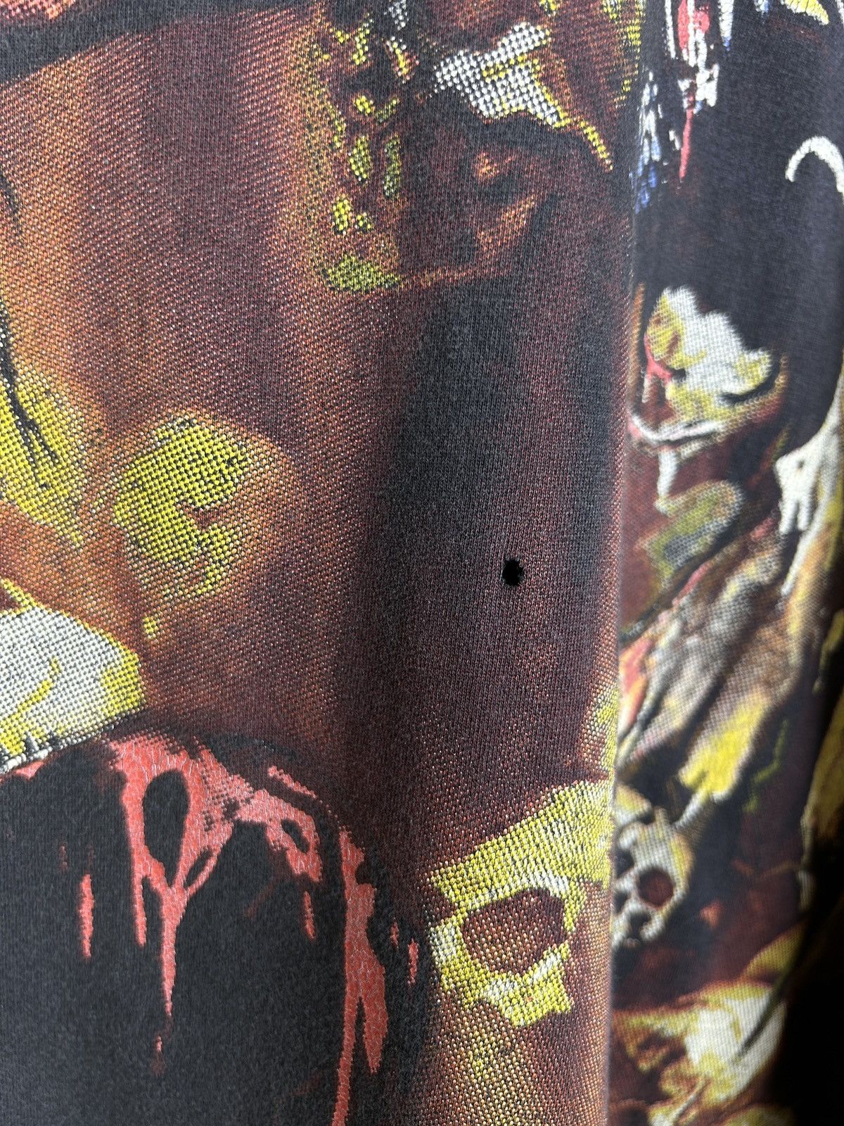 Band Tees 90s Vintage Manowar Agony & Ecstasy 1992 AOP T-Shirt Size US XL / EU 56 / 4 - 5 Thumbnail