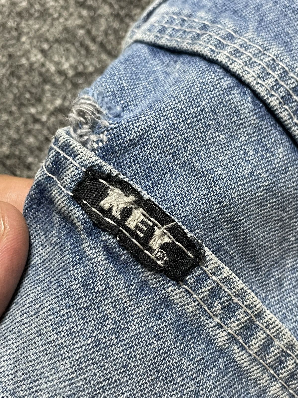 Japanese Brand × Vintage KEY Brand Carpenter Loose Fit Jeans (117) Size US 31 - 8 Thumbnail