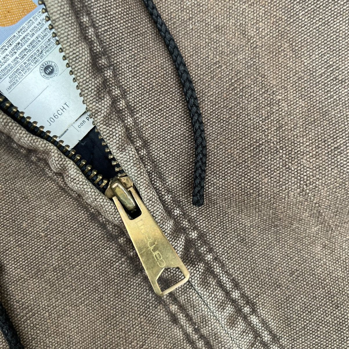 Carhartt × Vintage Vintage Carhartt Active Jacket Brown Chestnut J06 CHT Size US XL / EU 56 / 4 - 3 Thumbnail