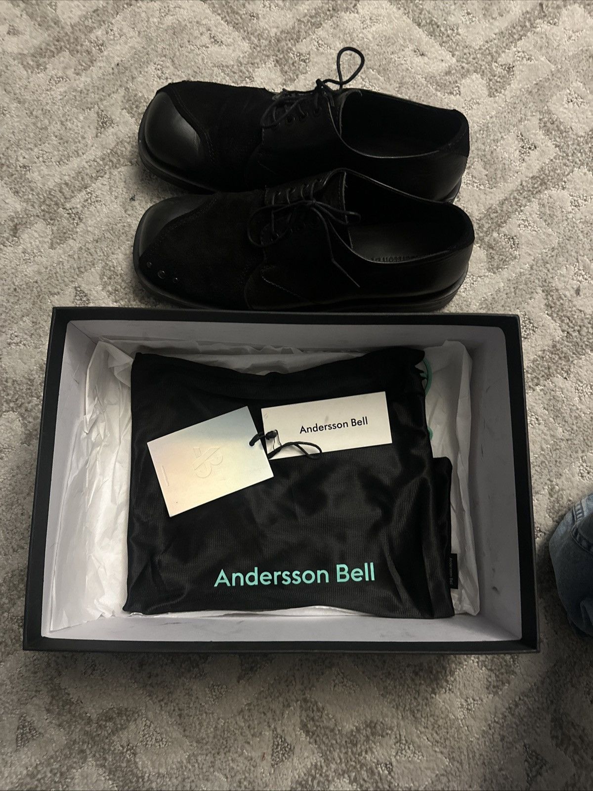 Andersson Bell Andersson Bell Leuchars Square Toe Derby Shoes Size US 12 / EU 45 - 6 Thumbnail