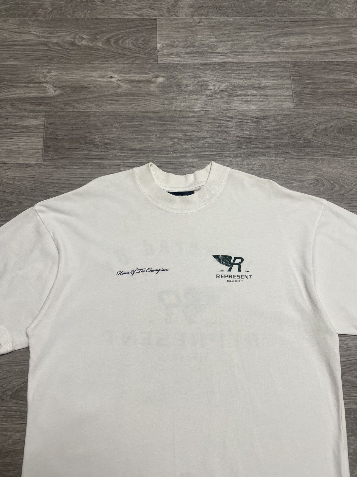 Represent Clo. Represent Team Spirit White Oversized T-Shirt Size US M / EU 48-50 / 2 - 3 Thumbnail