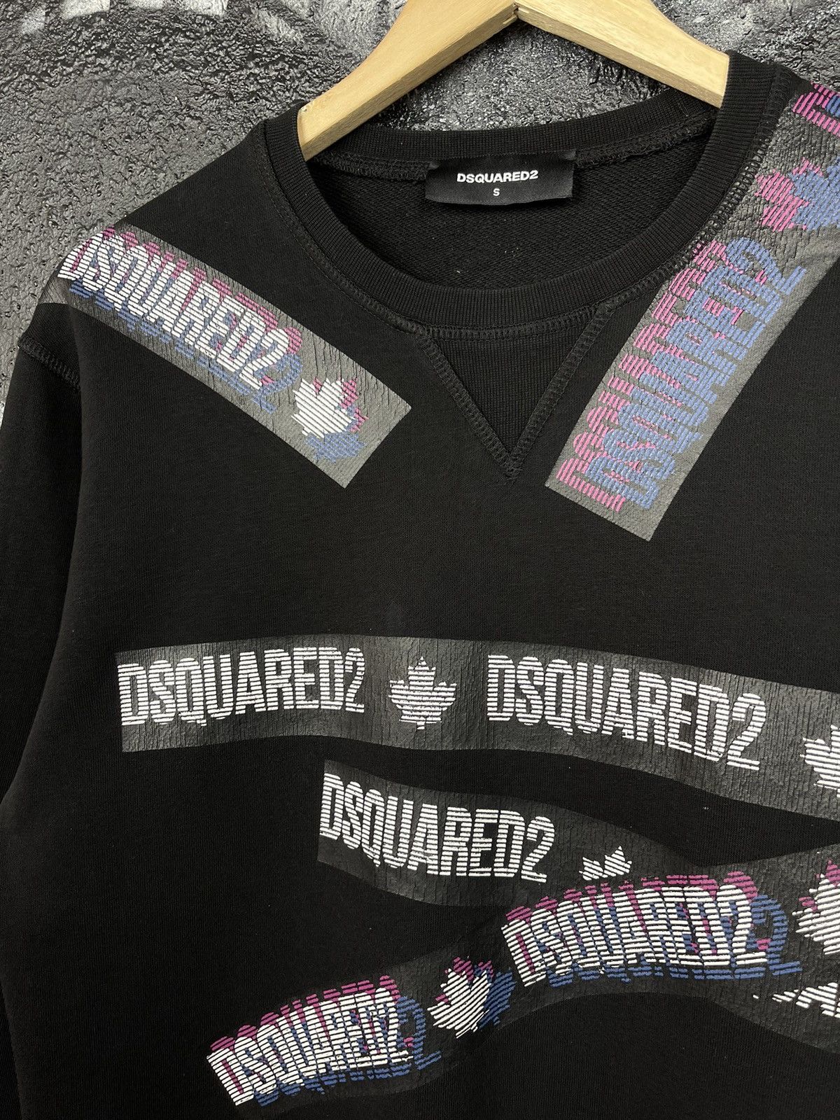Dsquared2 Dsquared2 Tape Print Logo Sweatshirt Men’s Size S Size US S / EU 44-46 / 1 - 6 Thumbnail