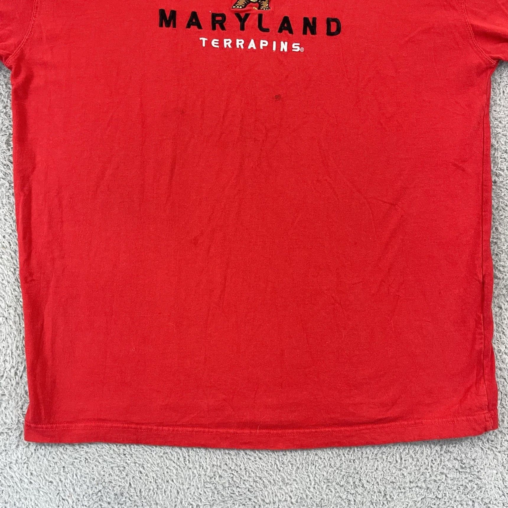 Starter VINTAGE Starter Maryland Terrapins T-Shirt Adult XL Red University College 90s Mens Size US XL / EU 56 / 4 - 2 Thumbnail