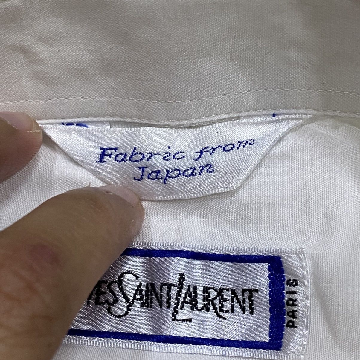 Vintage × Yves Saint Laurent Vintage Made In Japan Yves Saint Laurent Long Sleeve Shirt Size US M / EU 48-50 / 2 - 6 Thumbnail
