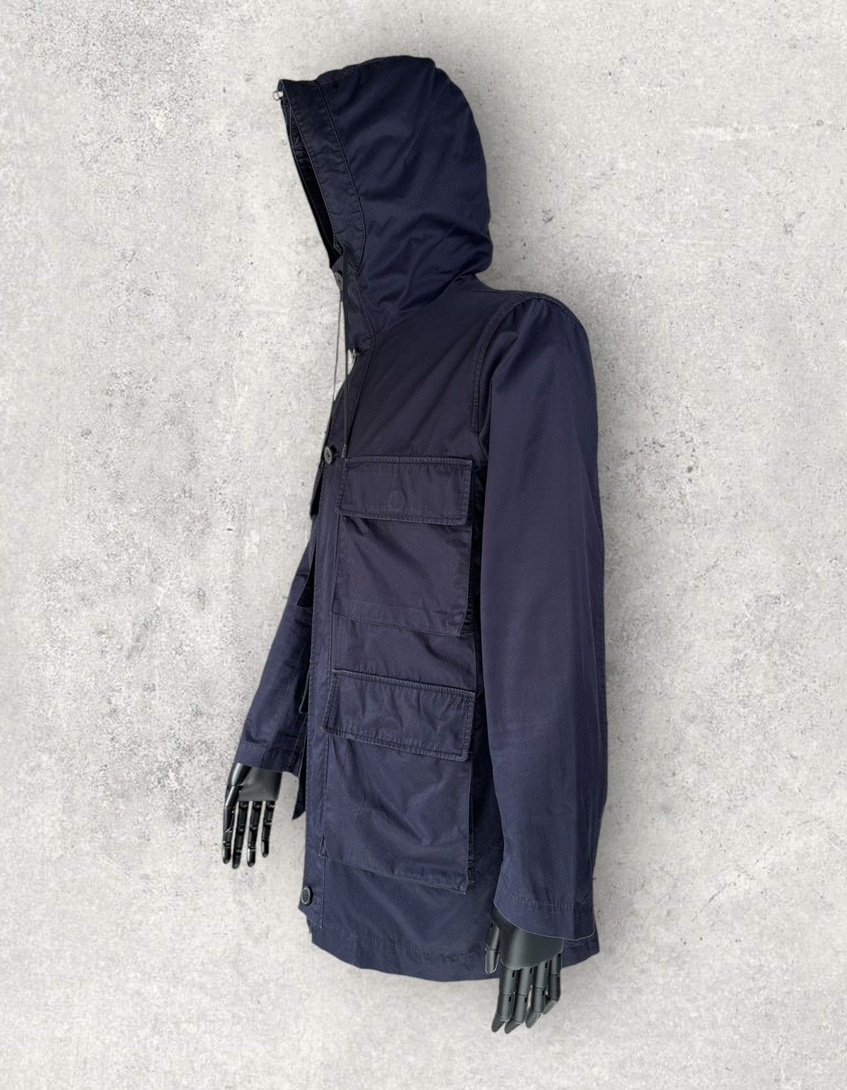 Marni MARNI for H&M Hooded Jacket Navy Multipocket Parka Size US M / EU 48-50 / 2 - 2 Thumbnail