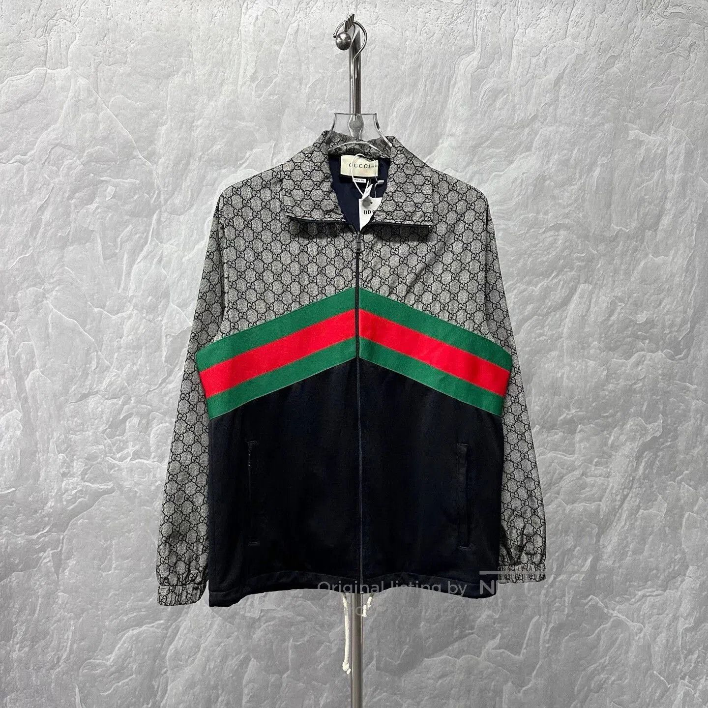 Gucci gucci patterned jacket with red green trim. Size XS / US 0-2 / IT 36-38 - 1 Thumbnail