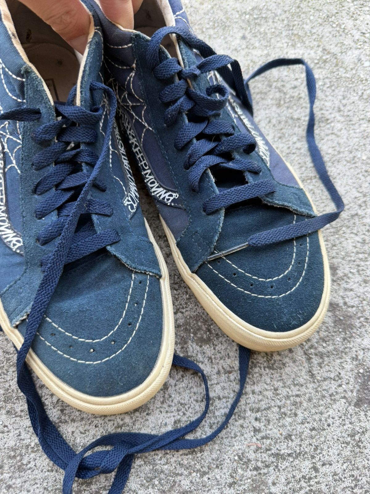 Vans × Wtaps WTAPS Vans Sk8 Mid “S” Navy Size US 8 / EU 41 - 8 Thumbnail