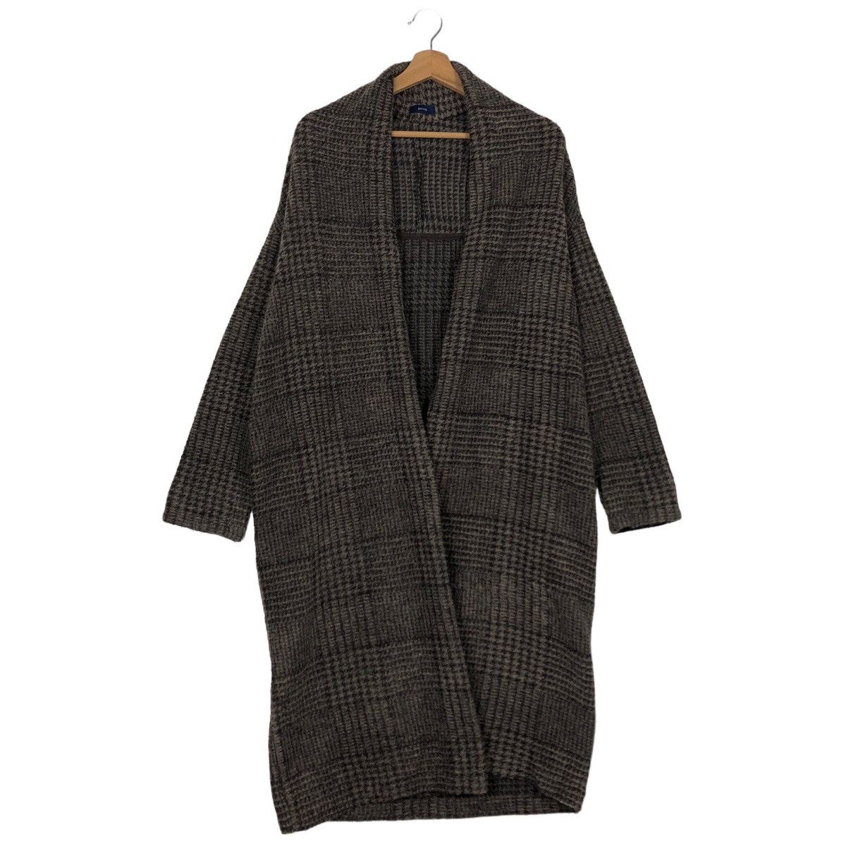 Japanese Brand Tartan Design Long Cardigan Jacket Ships Japan Issey Miyake Size US M / EU 48-50 / 2 - 2 Thumbnail