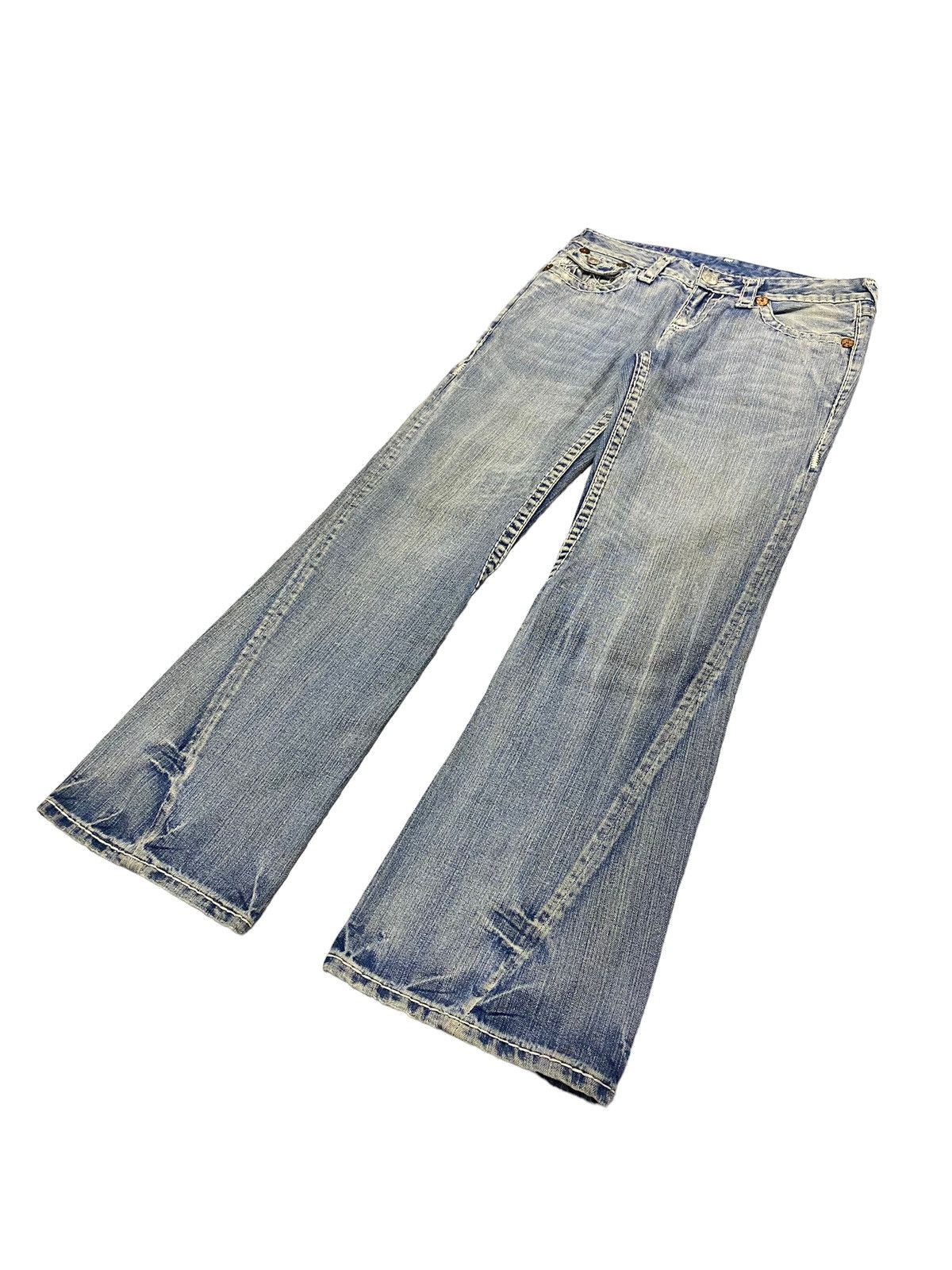 Hysteric Glamour × If Six Was Nine × Japanese Brand Flare True Religion Jean Fashion for the Sense Low Rise Size US 31 - 3 Thumbnail