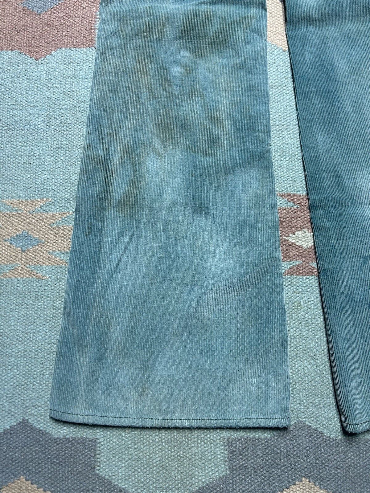 Lee 70s corduroy bell bottom pants Lee faded distressed 25x31 Size 25" / US 0 / IT 36 - 10 Thumbnail