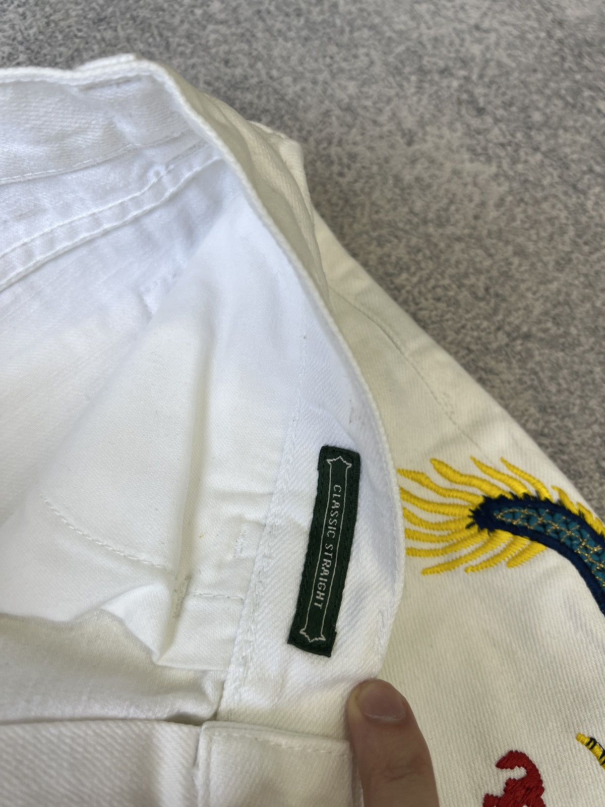 Ralph Lauren × Vintage Vintage Ralph Lauren Women’s Chinese Dragon pants Size 26" / US 2 / IT 38 - 8 Thumbnail