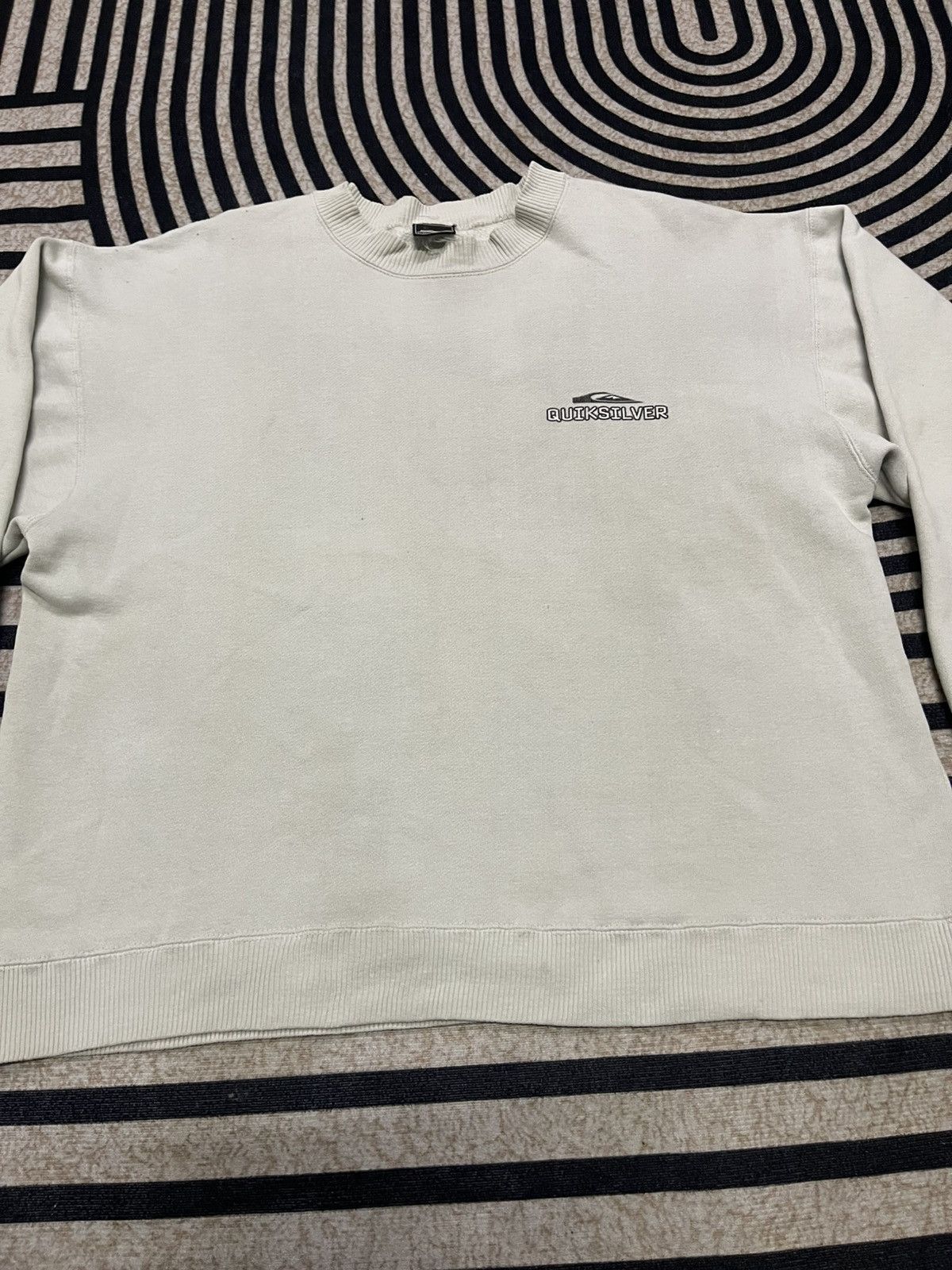 Quicksilver 90s QUIKSILVER DISTRESSED BIG LOGO HOODIE Size US M / EU 48-50 / 2 - 4 Thumbnail