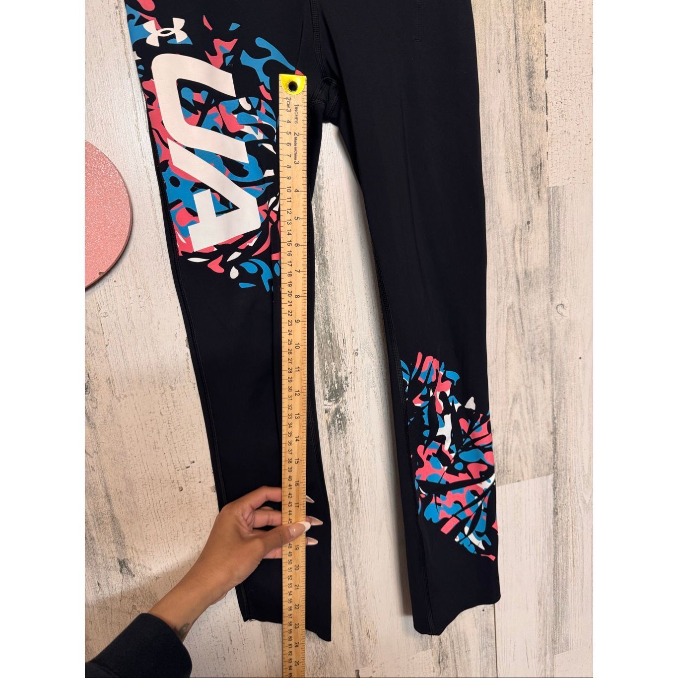 Under Armour Under Armour HeatGear Black Compression Leggings Women’s Small UA Logo Size 27" / US 4 / IT 40 - 9 Thumbnail