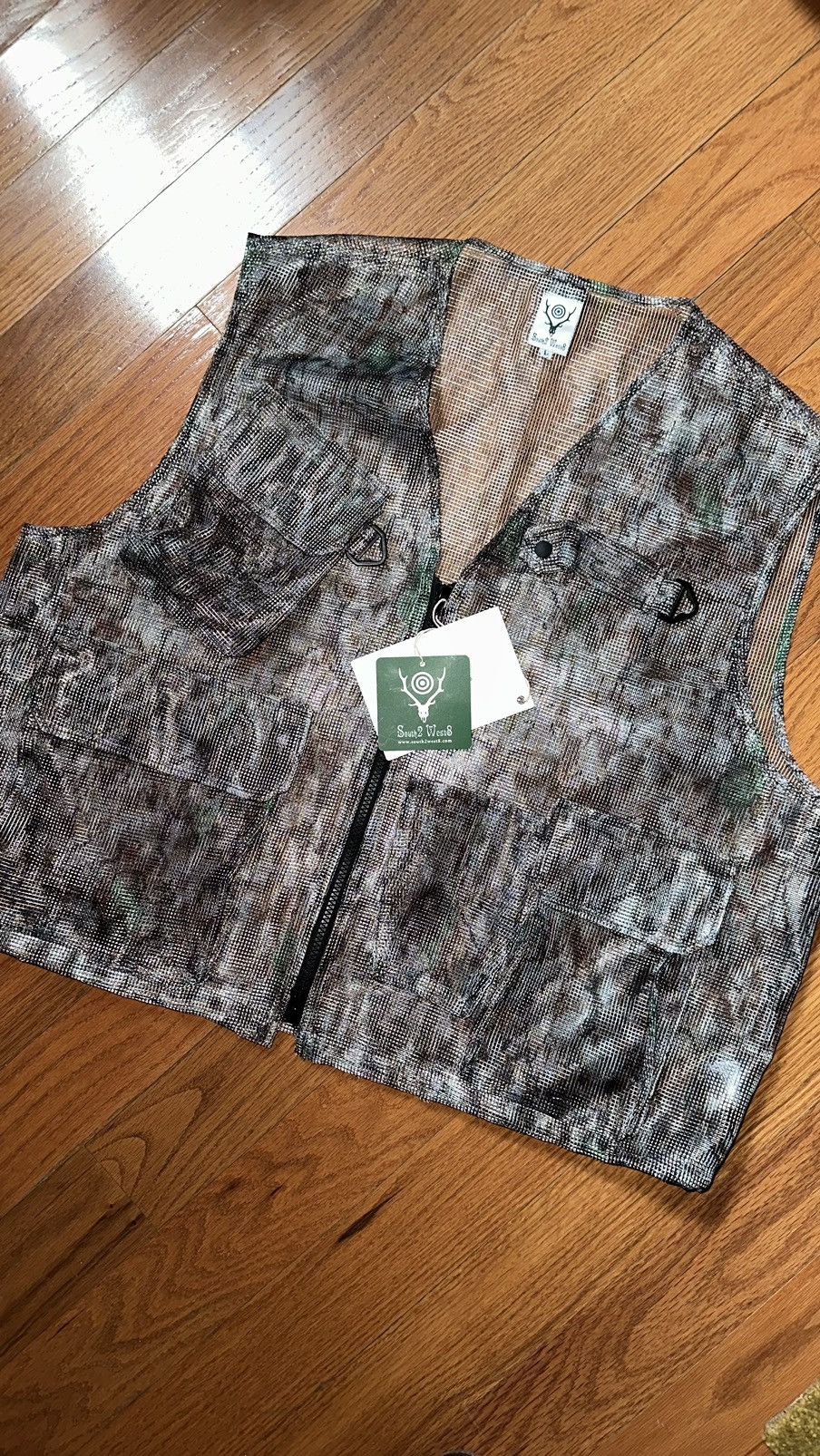 Nepenthes × South2 West8 Brush Trek Mesh Vest Camo Size US L / EU 52-54 / 3 - 1 Thumbnail
