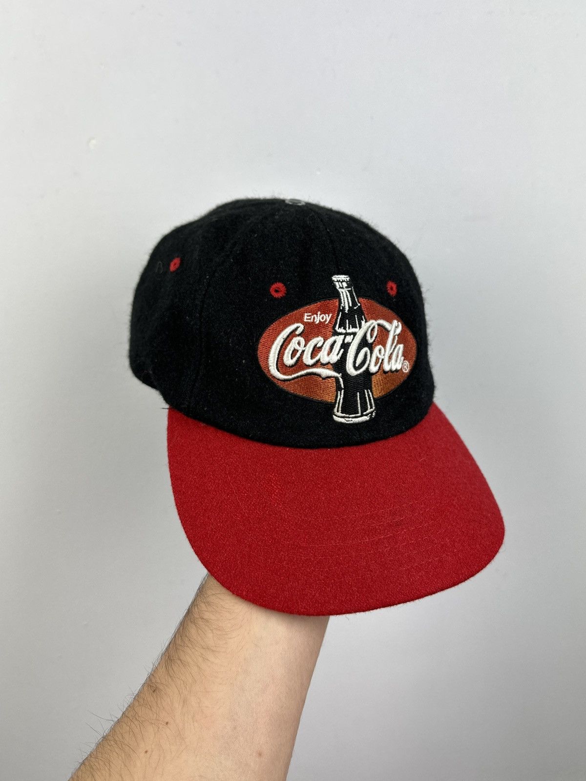 Coca Cola × Vintage Vintage 90’s Coca Cola Promo Wool Cap Size ONE SIZE - 1 Thumbnail
