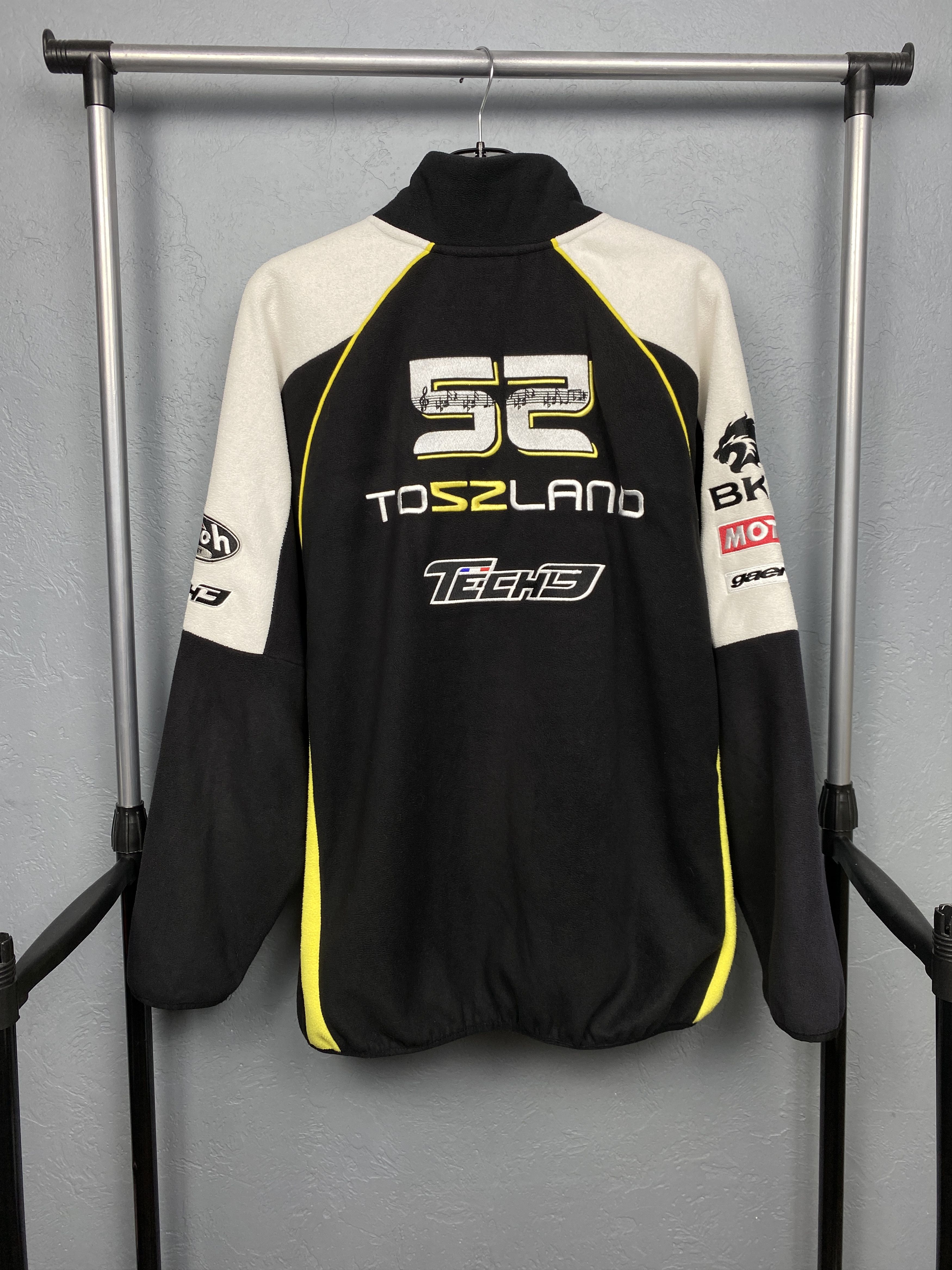 Vintage Toszland 52 Vintage Mens Racing Fleece Jacket Size US XL / EU 56 / 4 - 11 Thumbnail