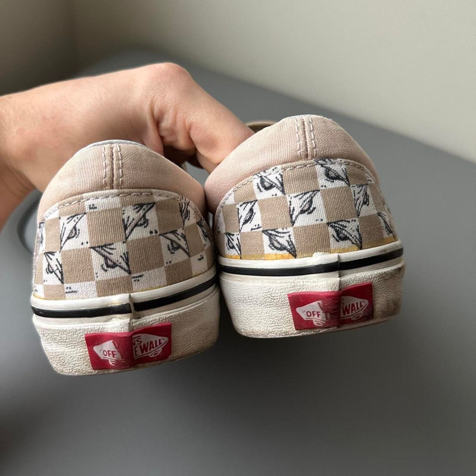 Vans Custom Matty Boy Inspired 99 Eyes Checkered Slip On Vans Size US 9 / EU 42 - 7 Thumbnail