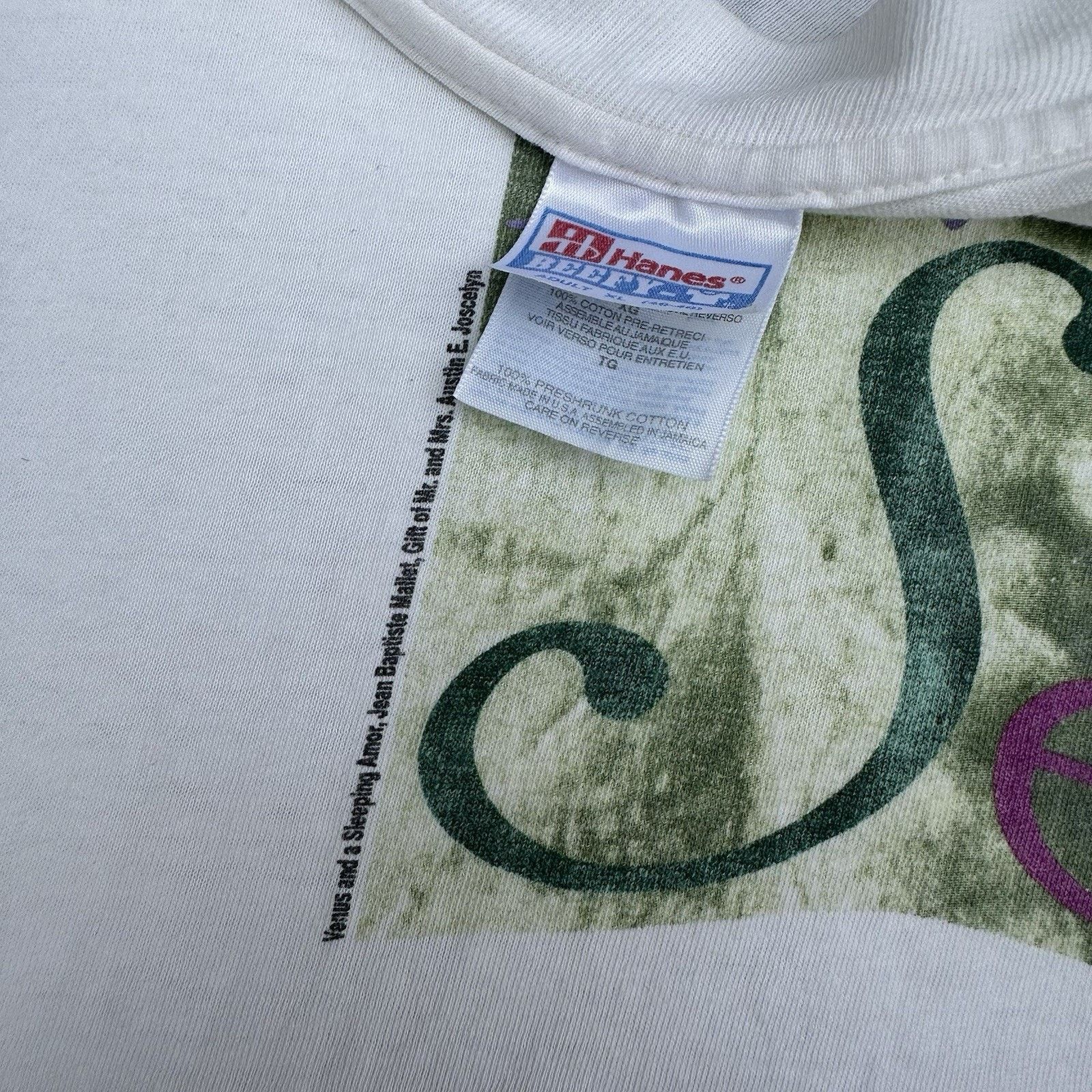Vintage Vintage 90s LACMA “Muse” Venus & A Sleeping Amor Art Tee Size US XL / EU 56 / 4 - 6 Thumbnail